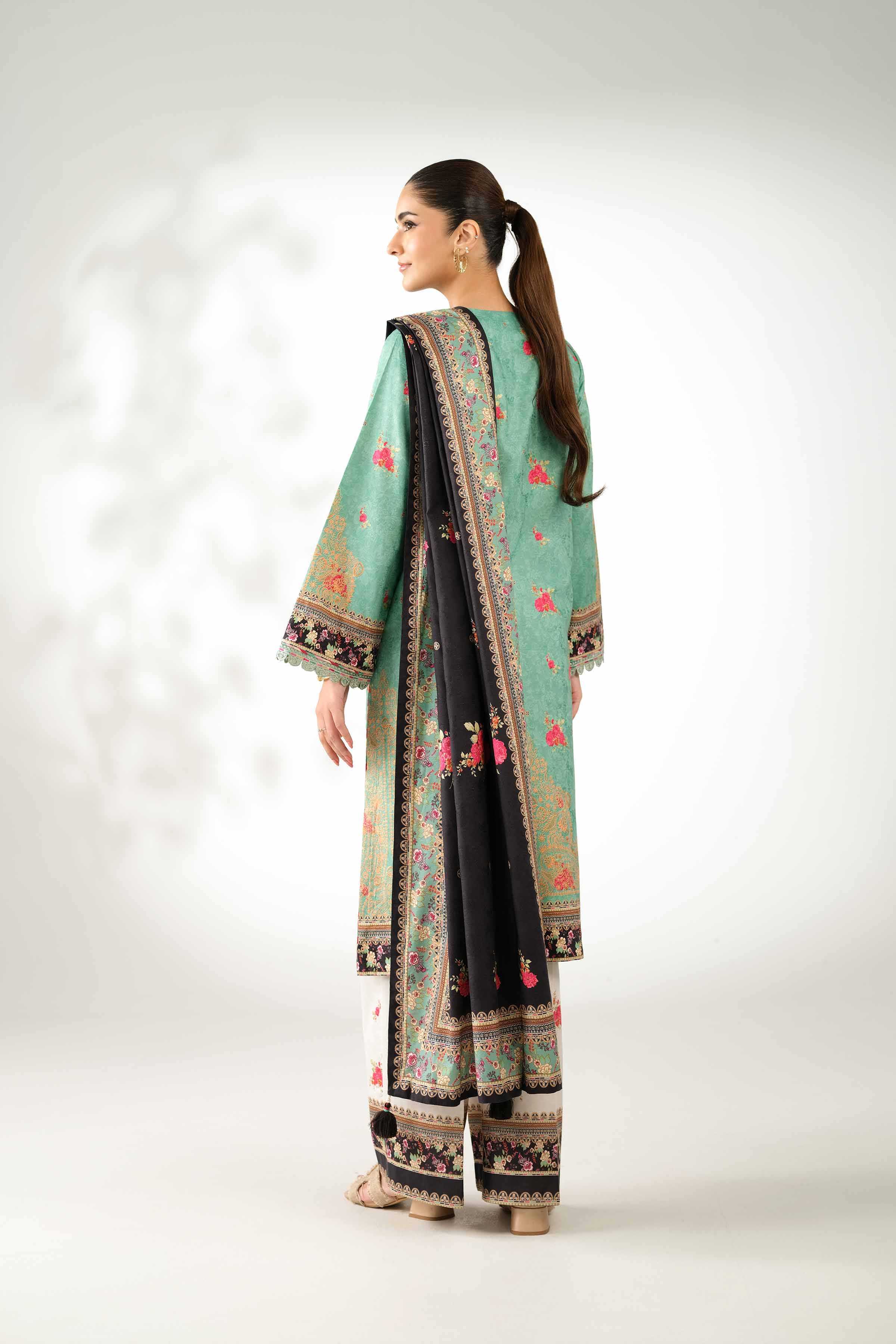 3 Piece - Digital Printed Embroidered Suit - 42502892 - Image 3