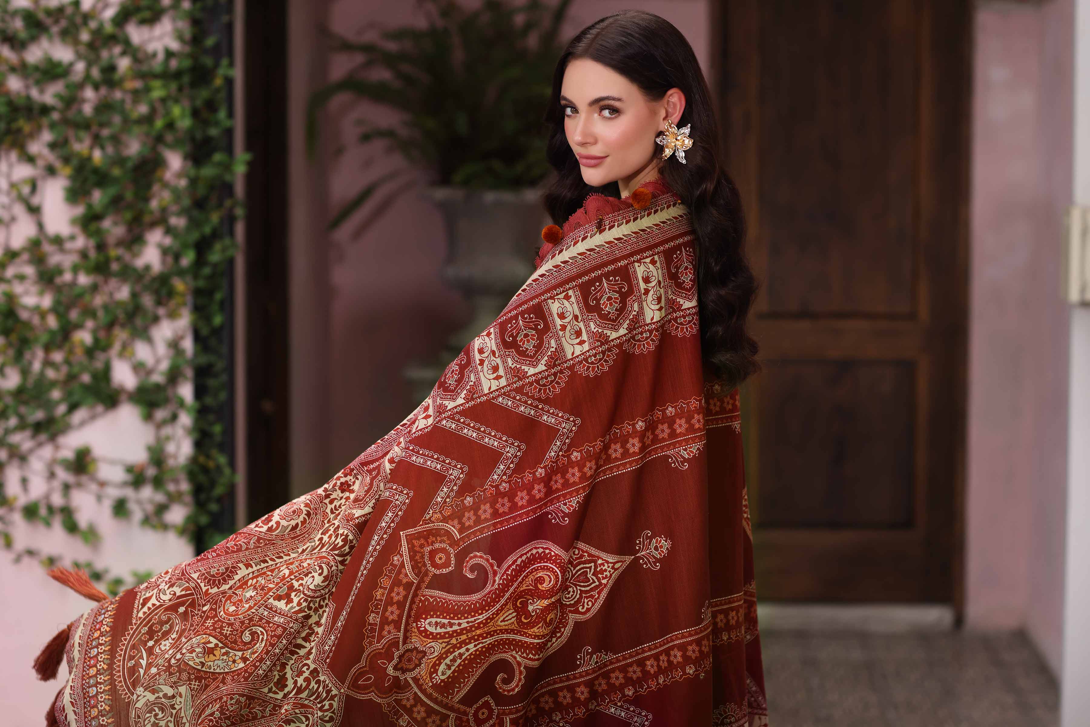 3 Piece - Digital Printed Embroidered Suit - 42502923 - Image 6