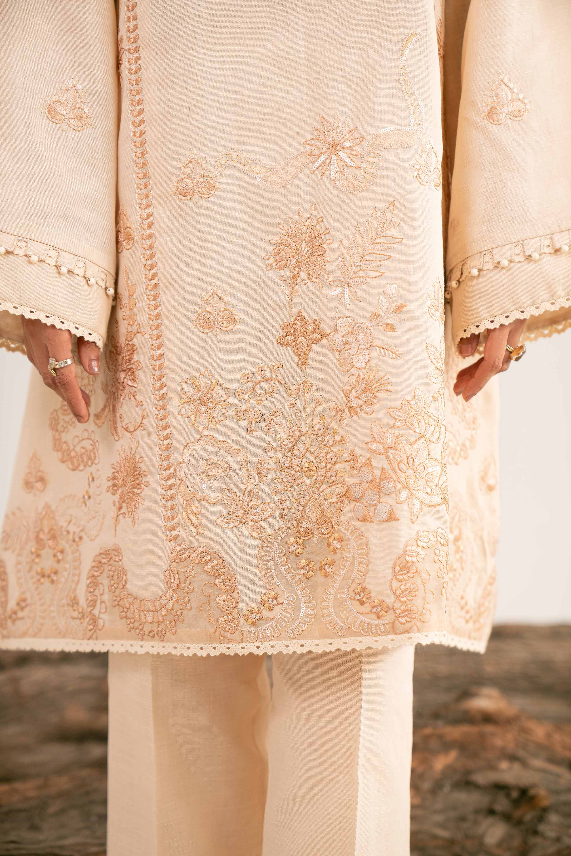 3 Piece - Embroidered Suit - 42503501 - Image 4