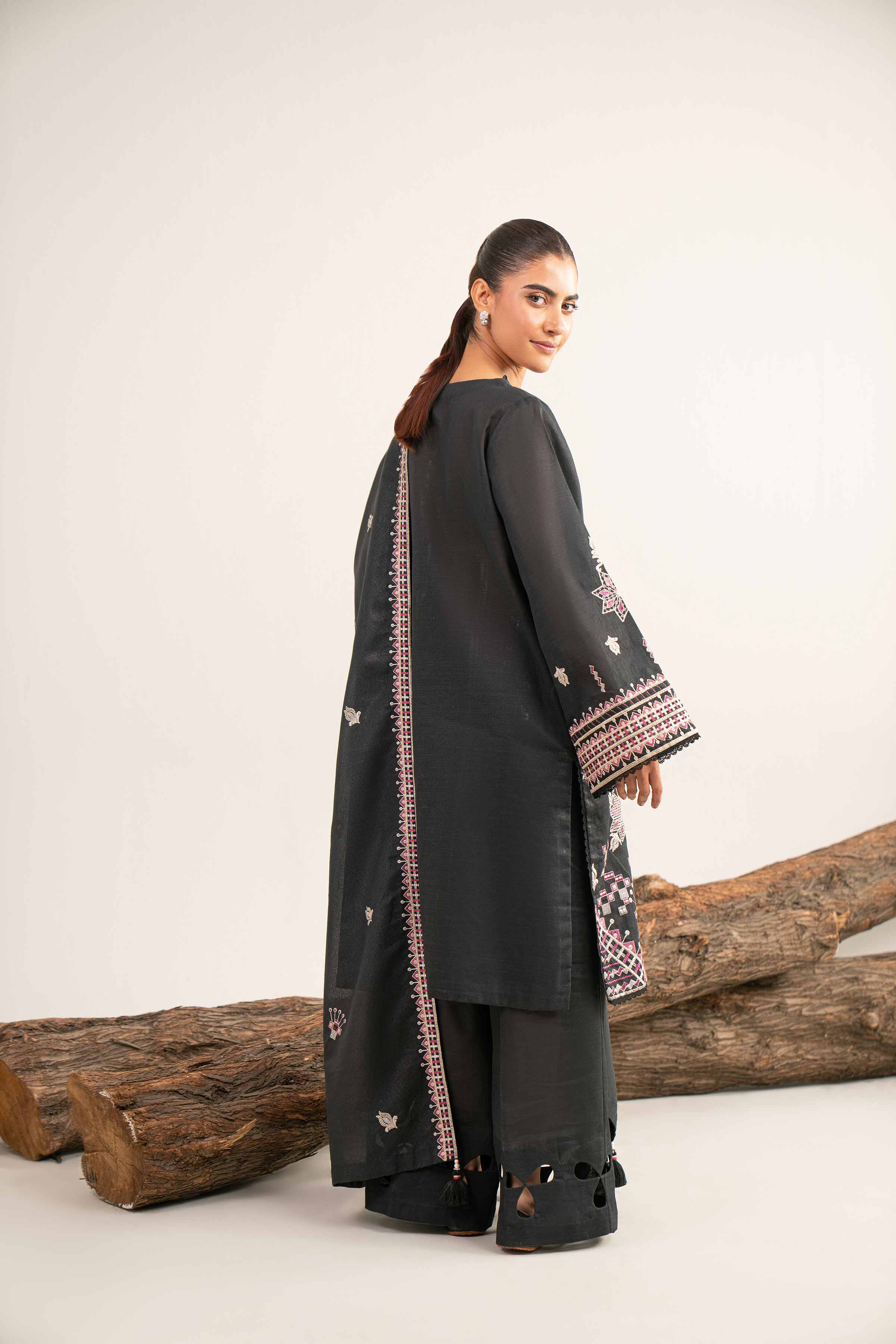 3 Piece - Embroidered Suit - 42503503 - Image 3