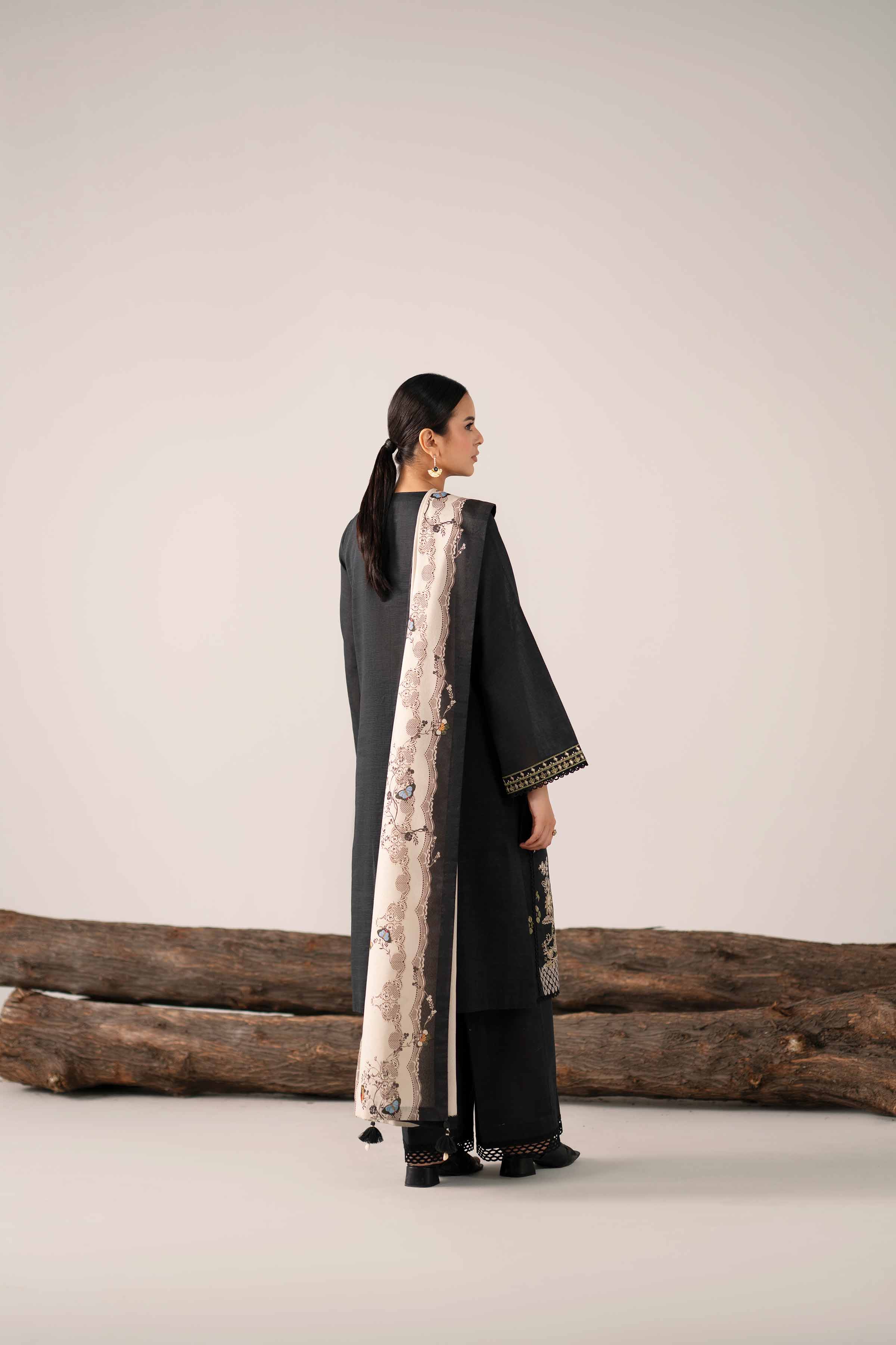 3 Piece - Printed Embroidered Suit - 42503517 - Image 3