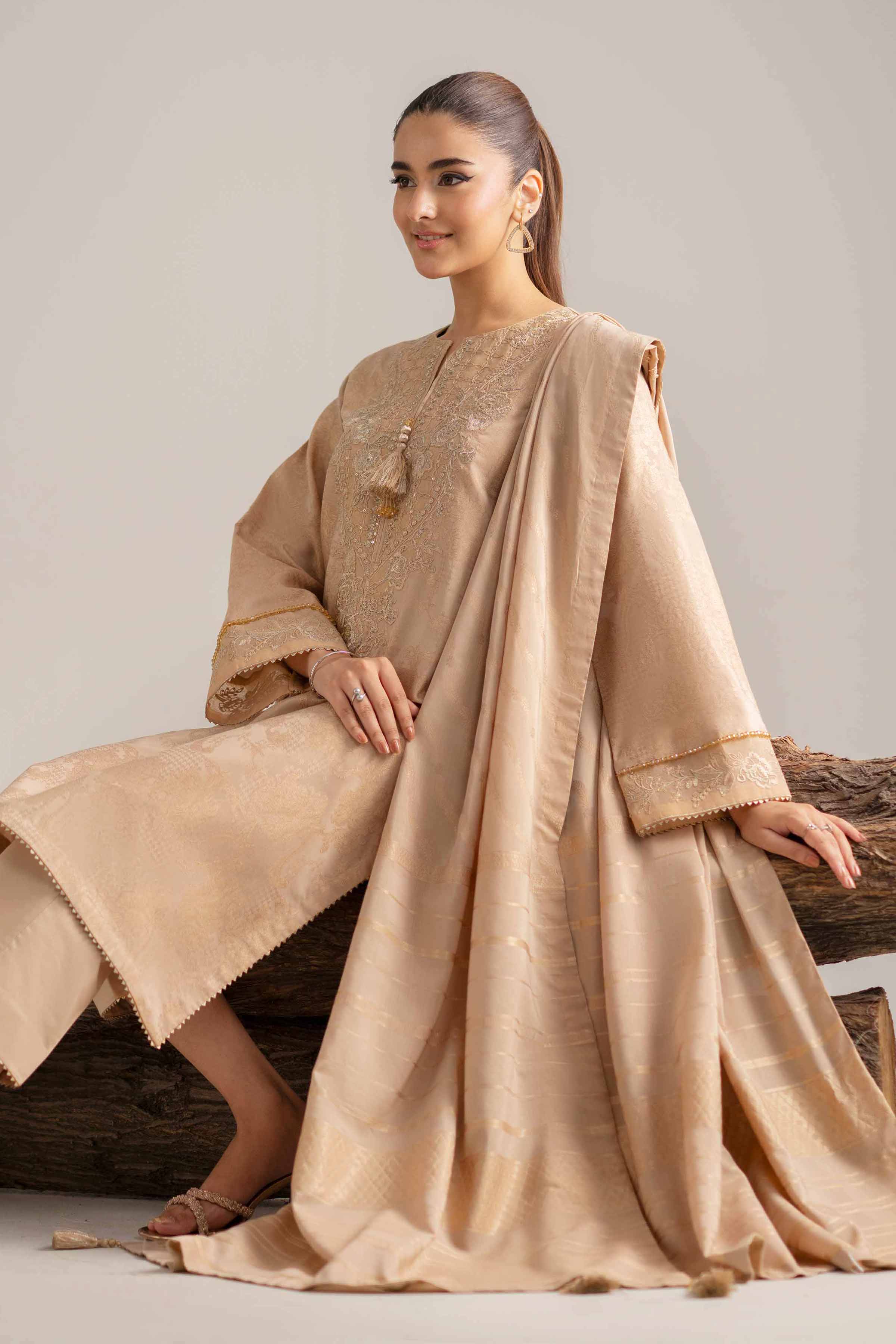 3 Piece - Embroidered Suit - 42503598 - Image 2