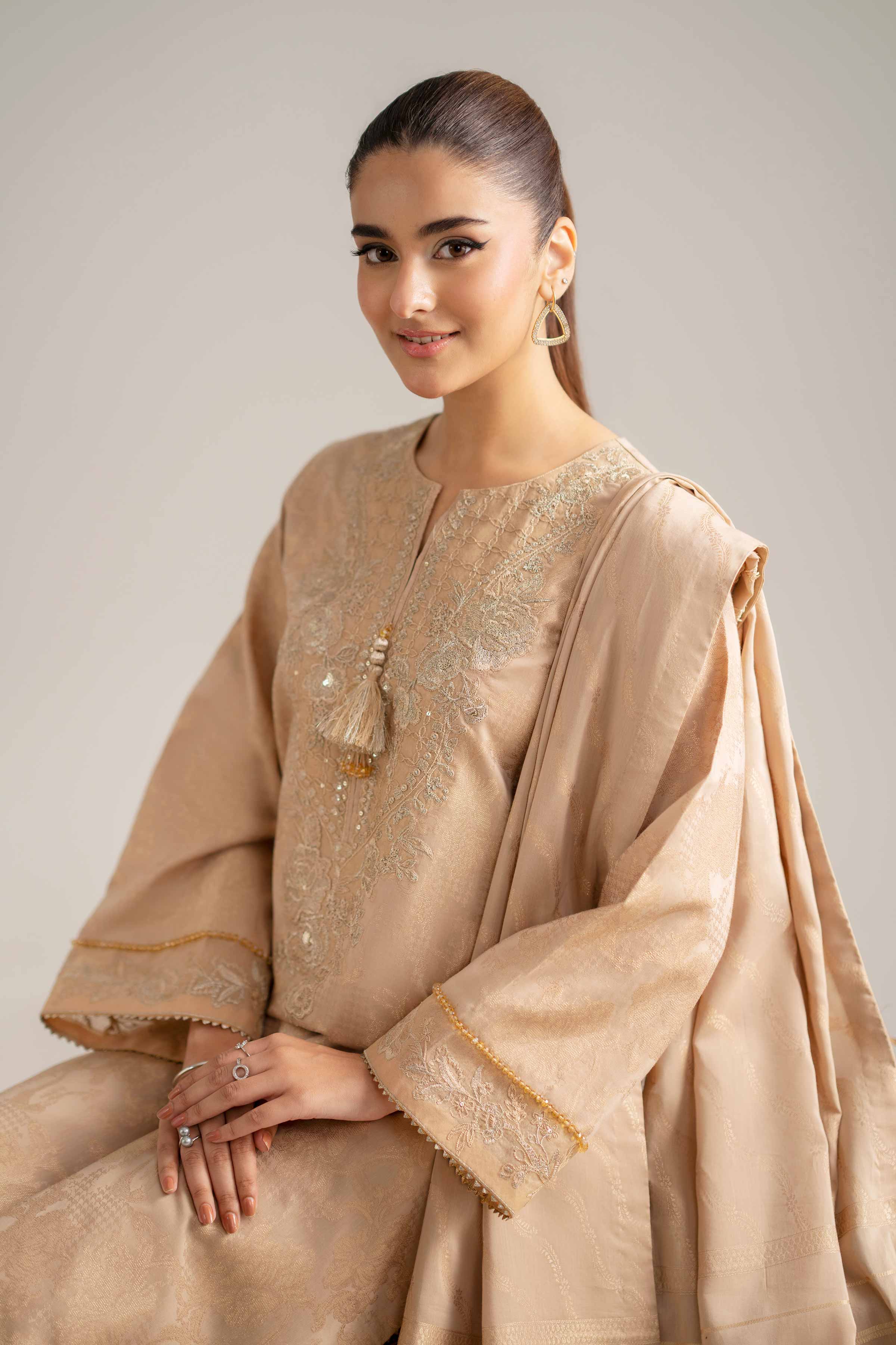 3 Piece - Embroidered Suit - 42503598 - Image 4