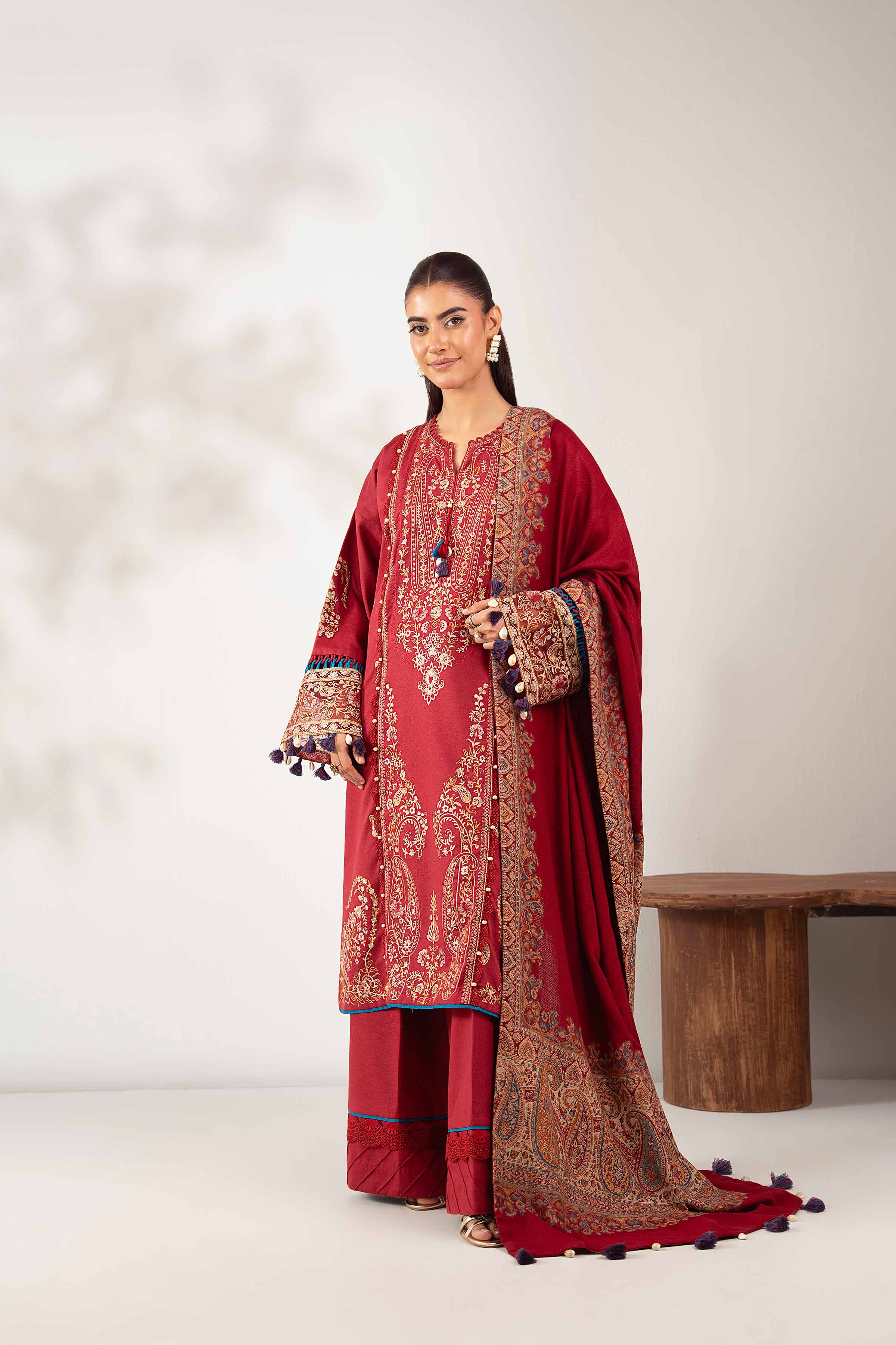 3 Piece - Embroidered Suit - 42503678 - Image 5
