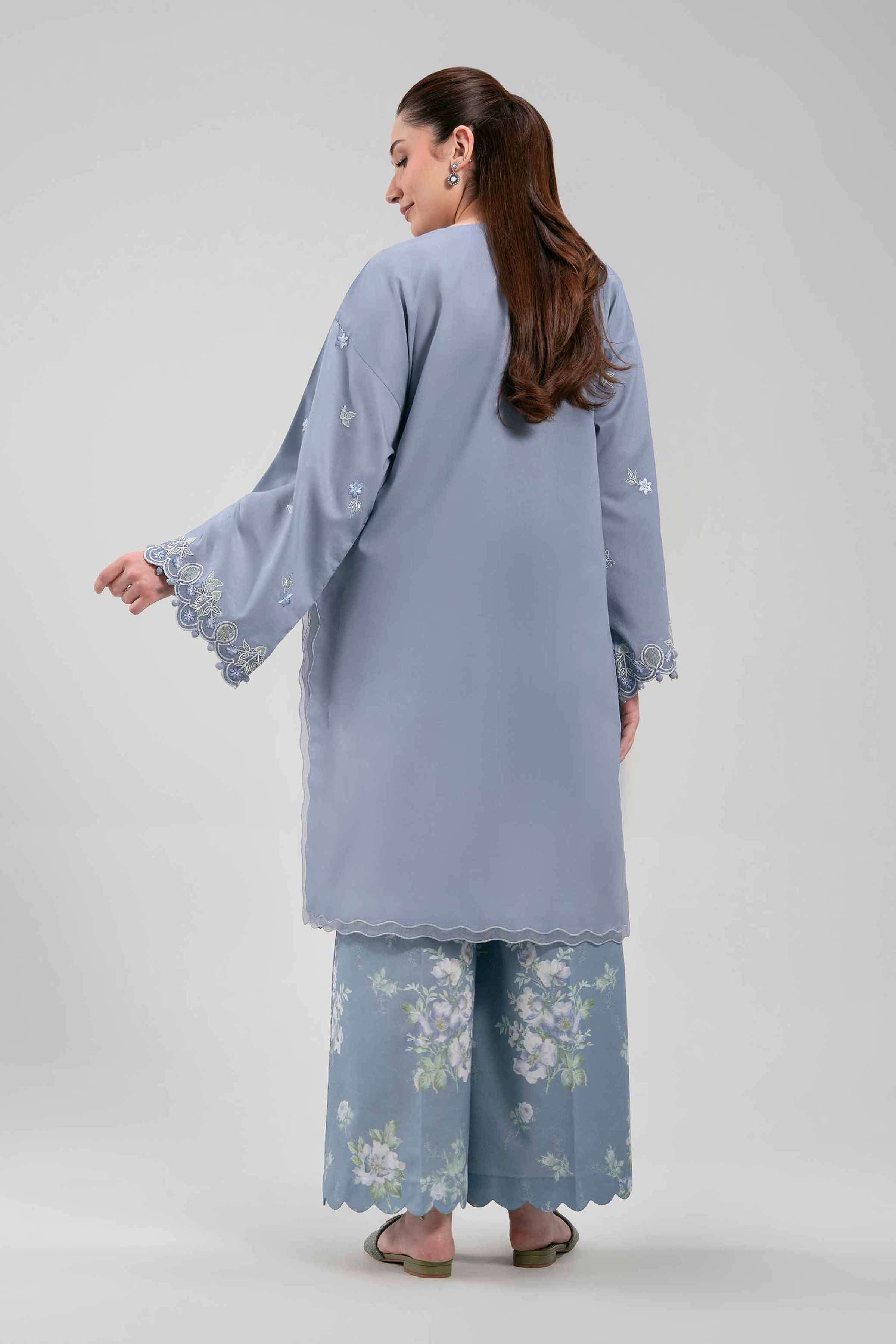 2 Piece - Digital Printed Embroidered Suit - 42601081 - Image 3
