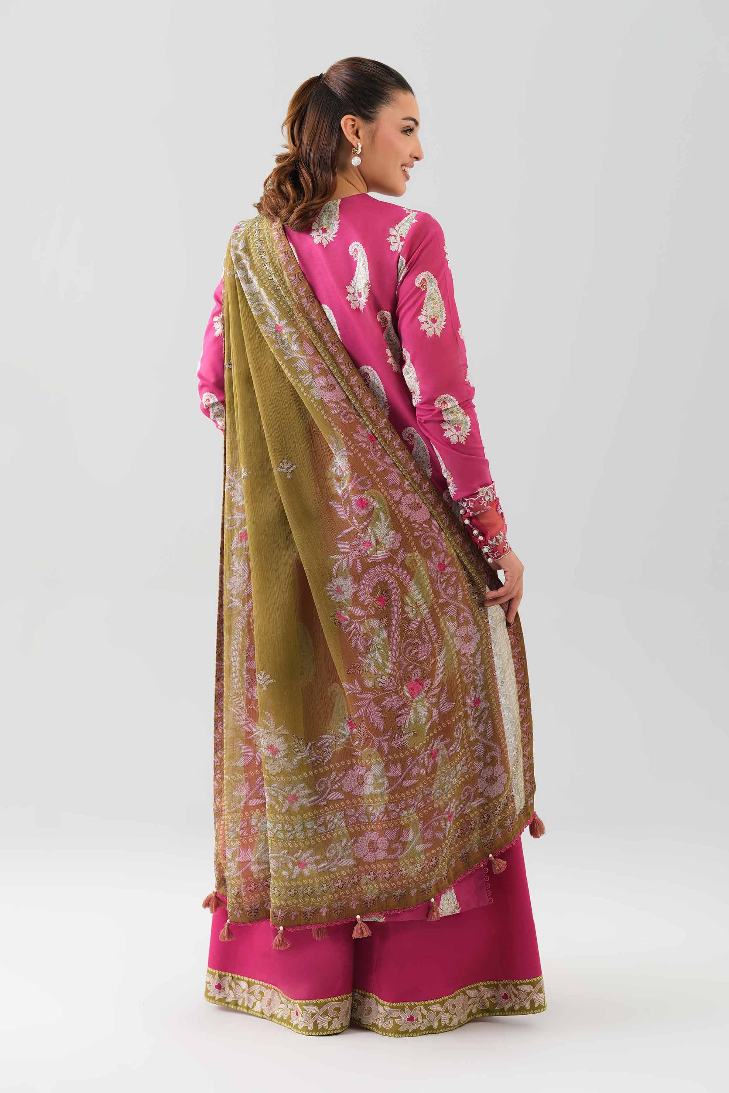 3 Piece - Digital Printed Embroidered Suit - 42601143 - Image 3