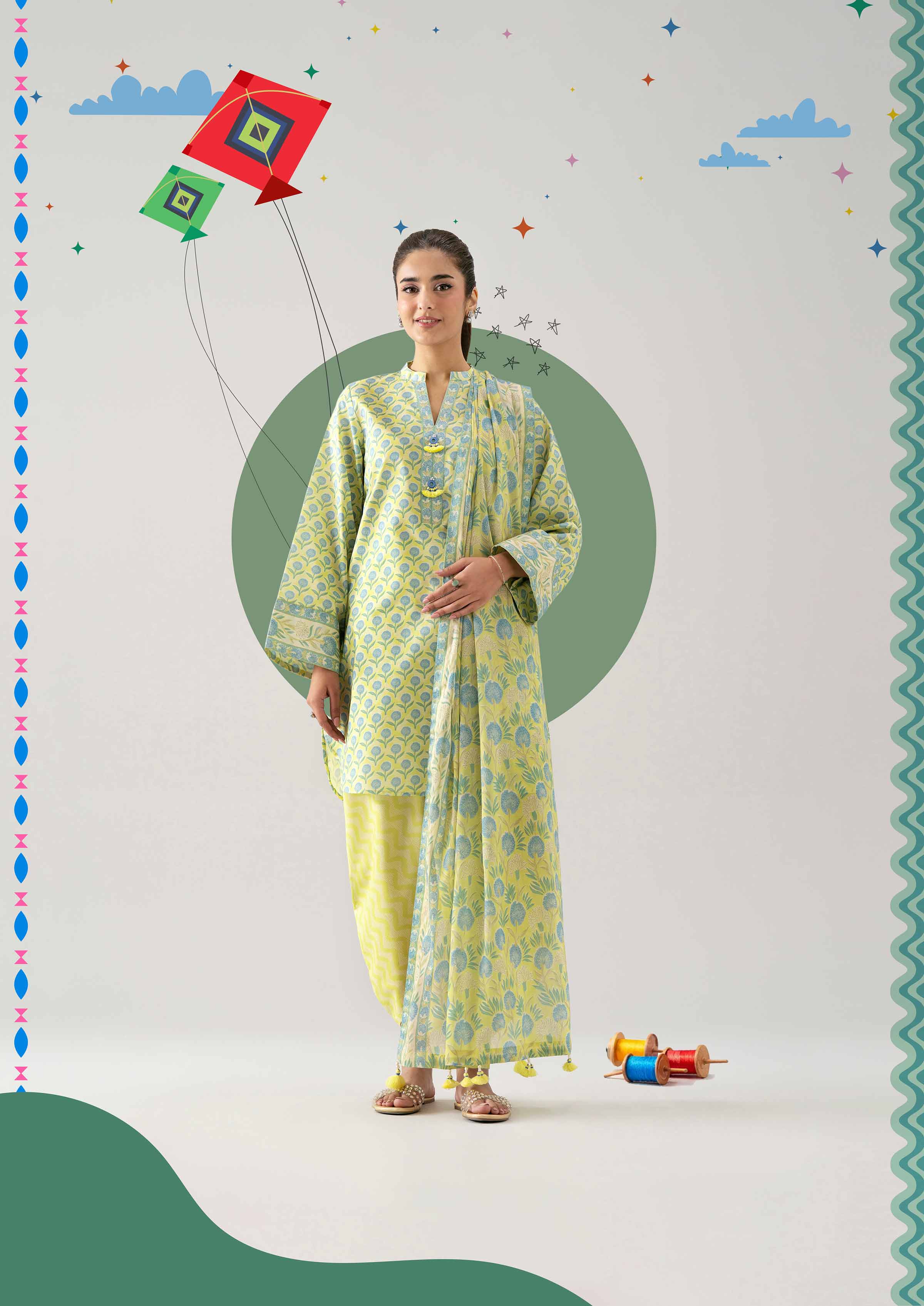 3 Piece - Printed Suit - 42601186 - Image 5