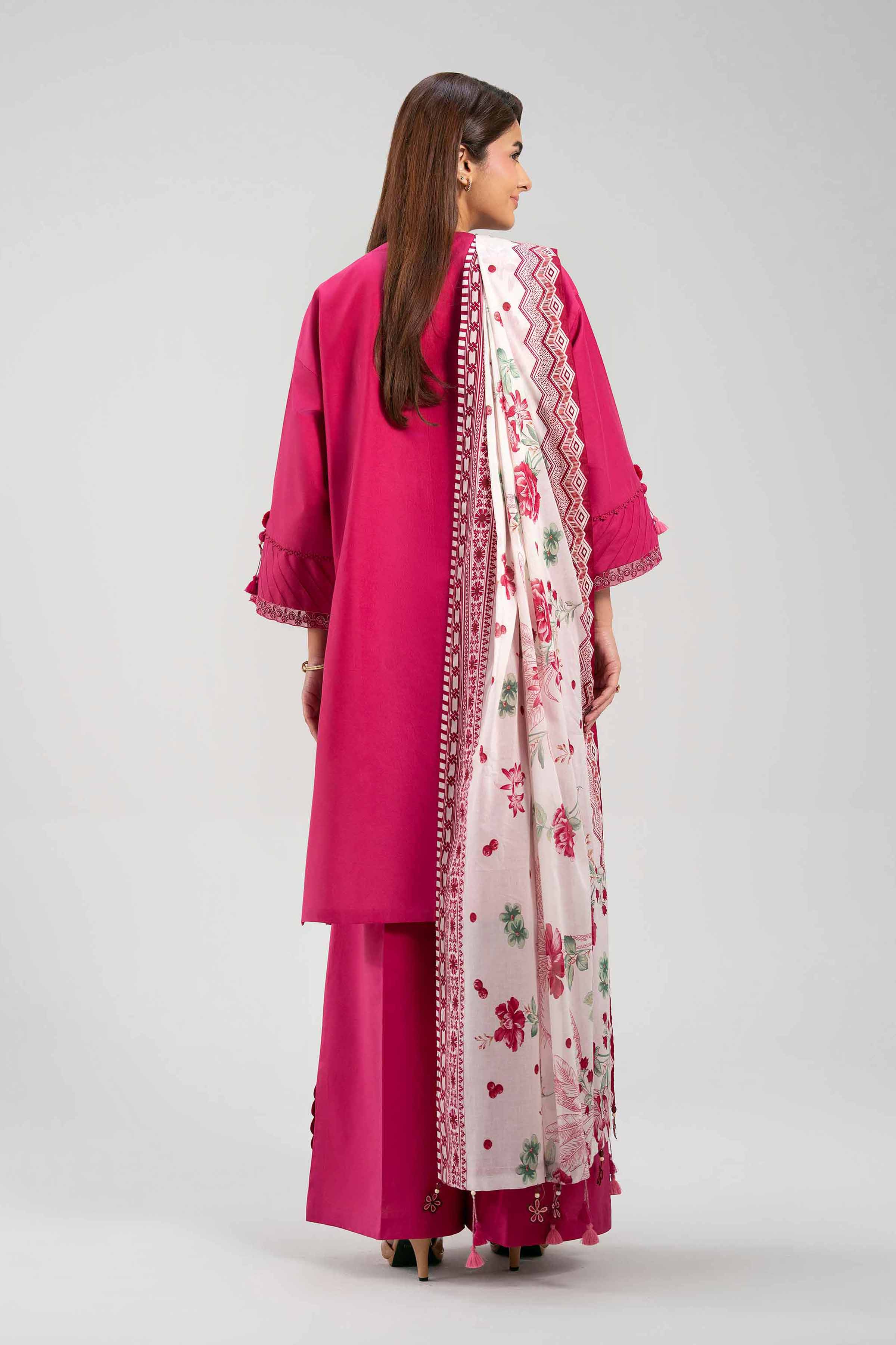3 Piece - Printed Embroidered Suit - 42601273 - Image 3