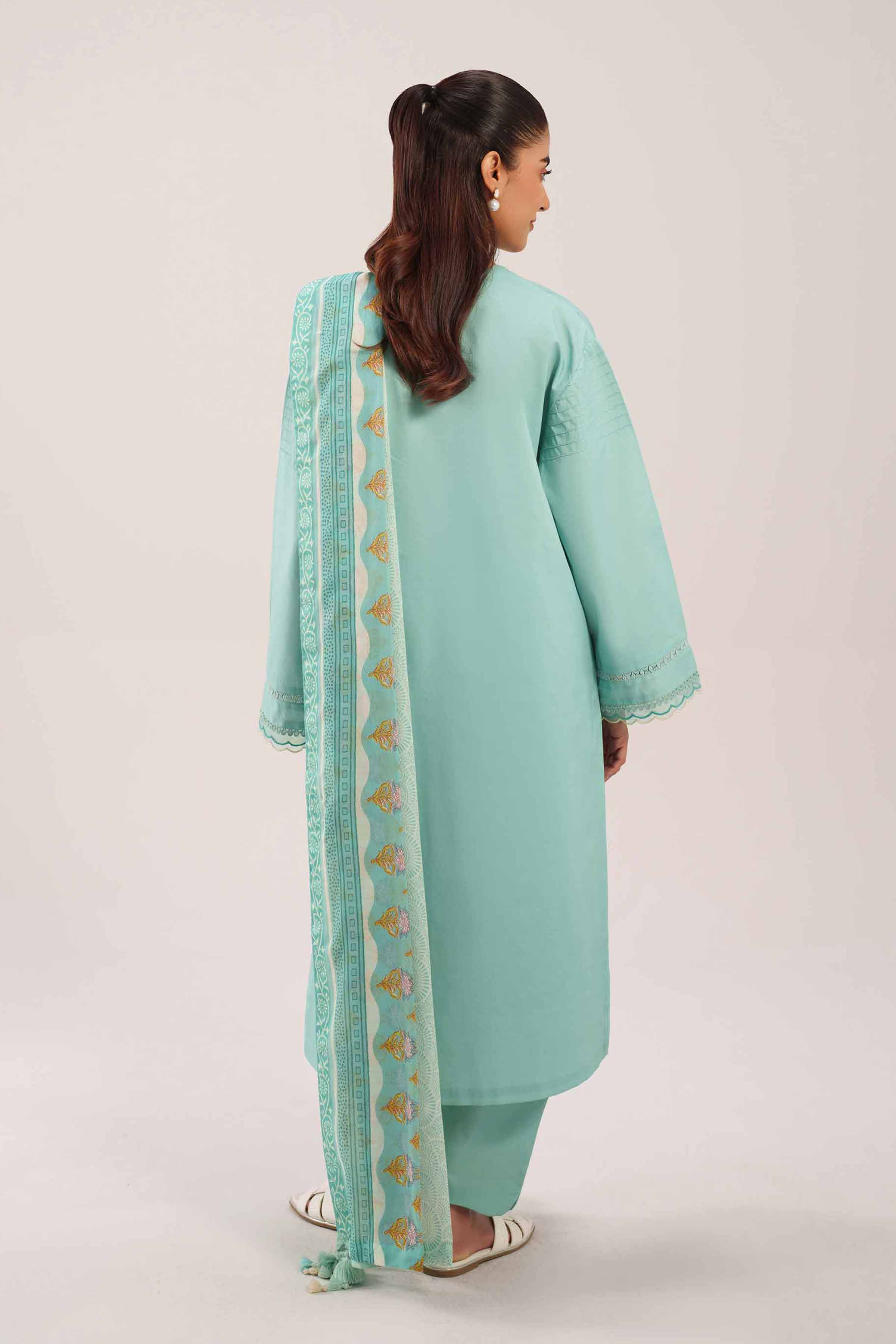 3 Piece - Printed Embroidered Suit - 42601277 - Image 3