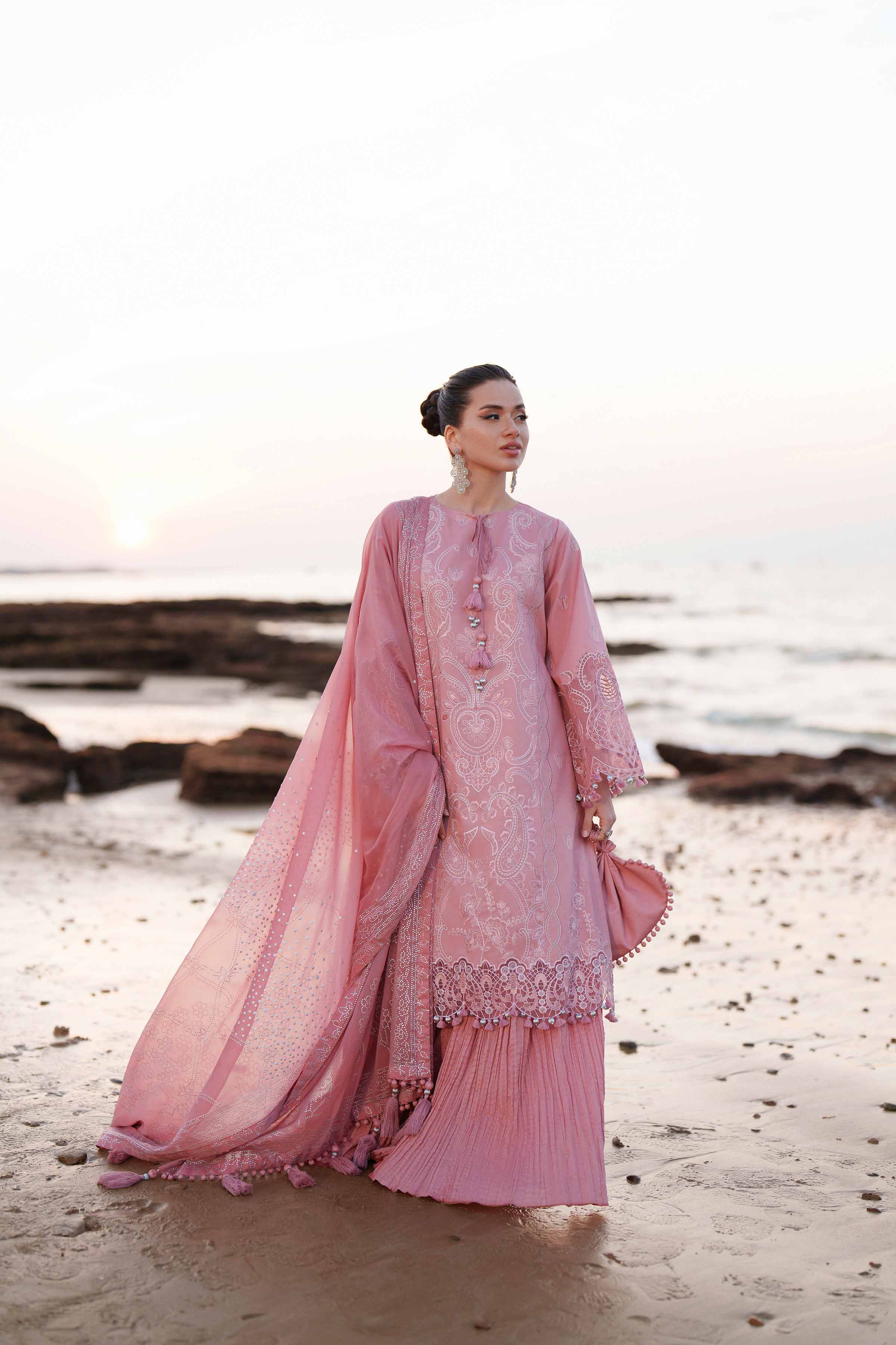 3 Piece - Embroidered Suit - 42601301 - Image 4