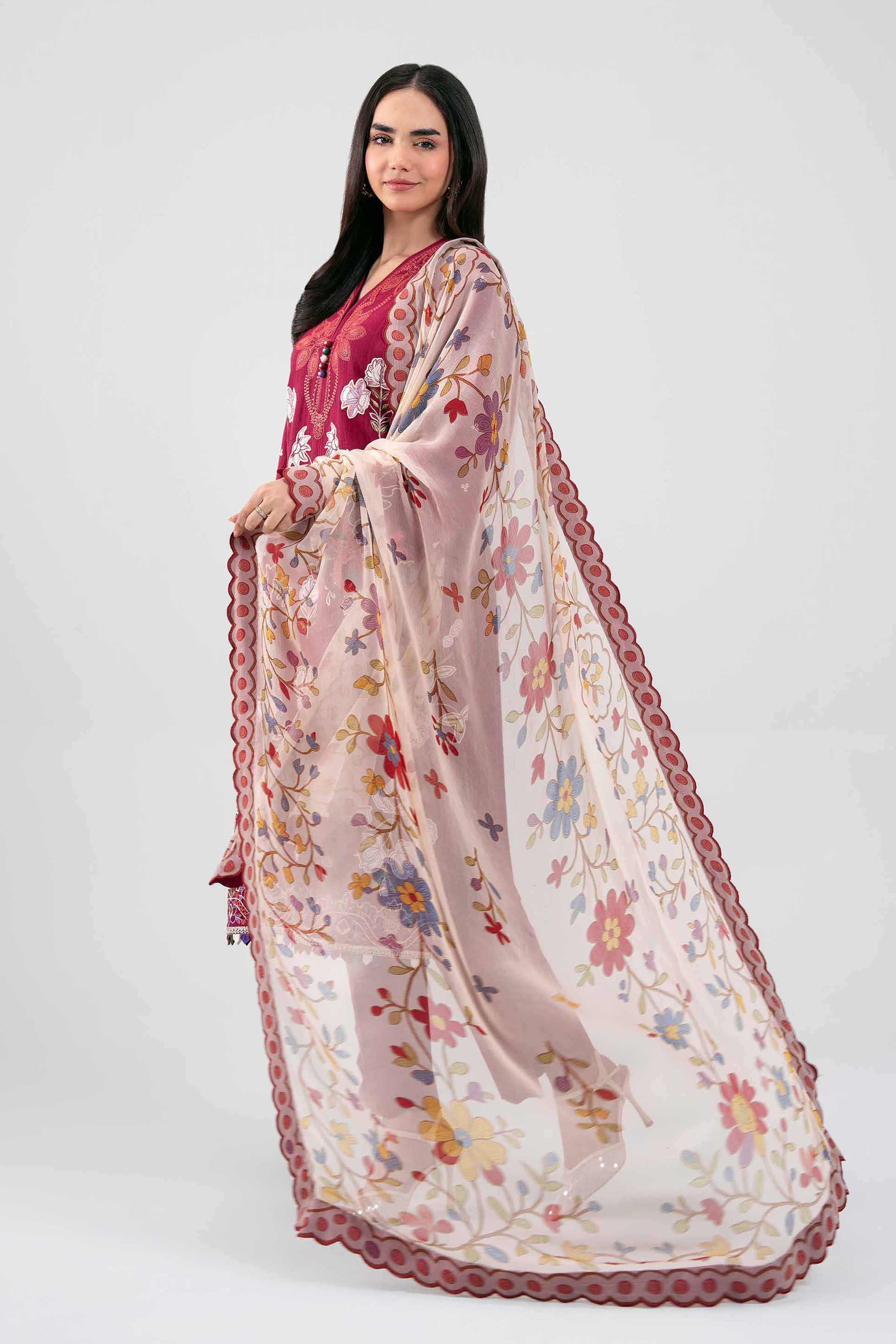 3 Piece - Digital Printed Embroidered Suit - 42601313 - Image 6