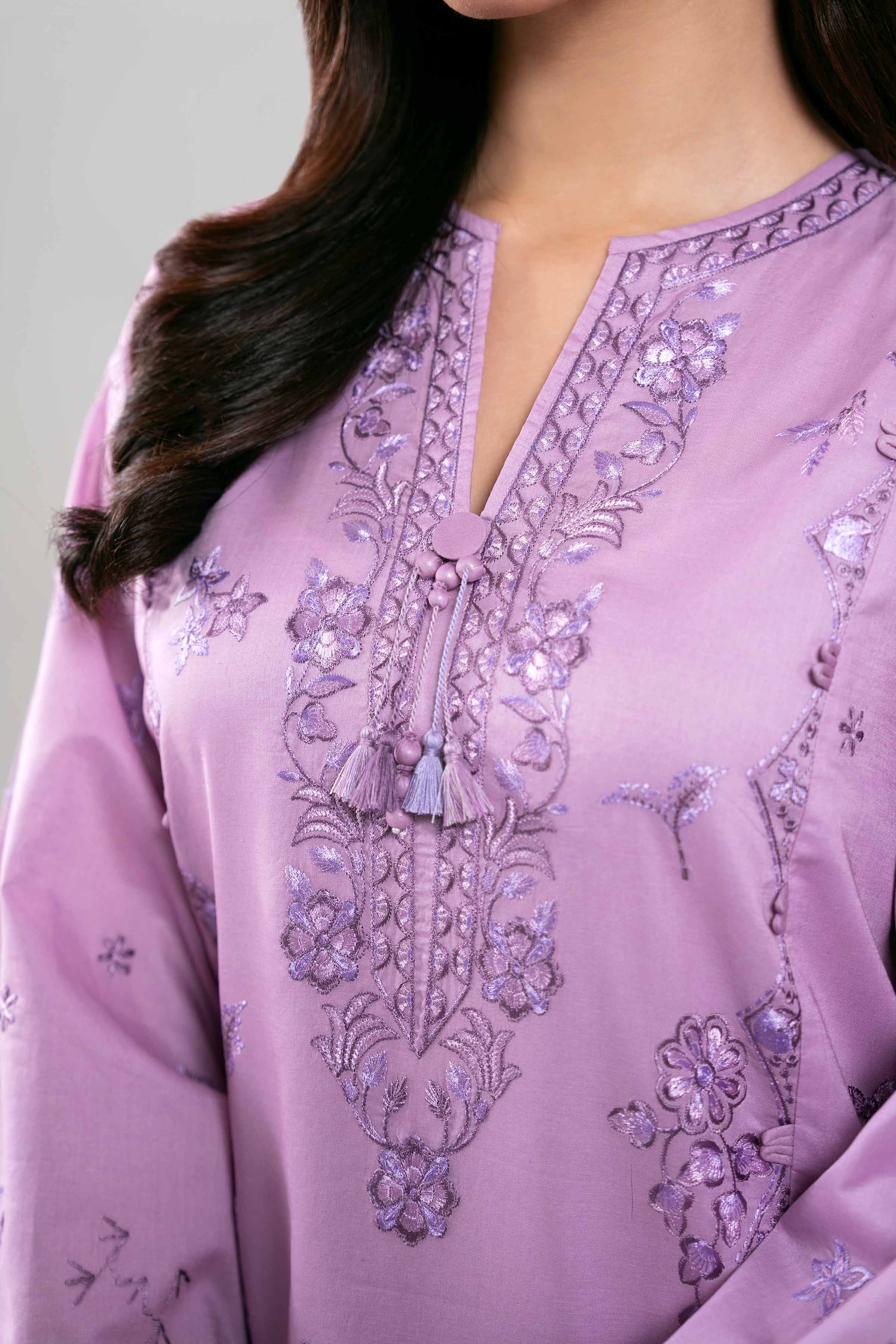3 Piece - Digital Printed Embroidered Suit - 42601321 - Image 4