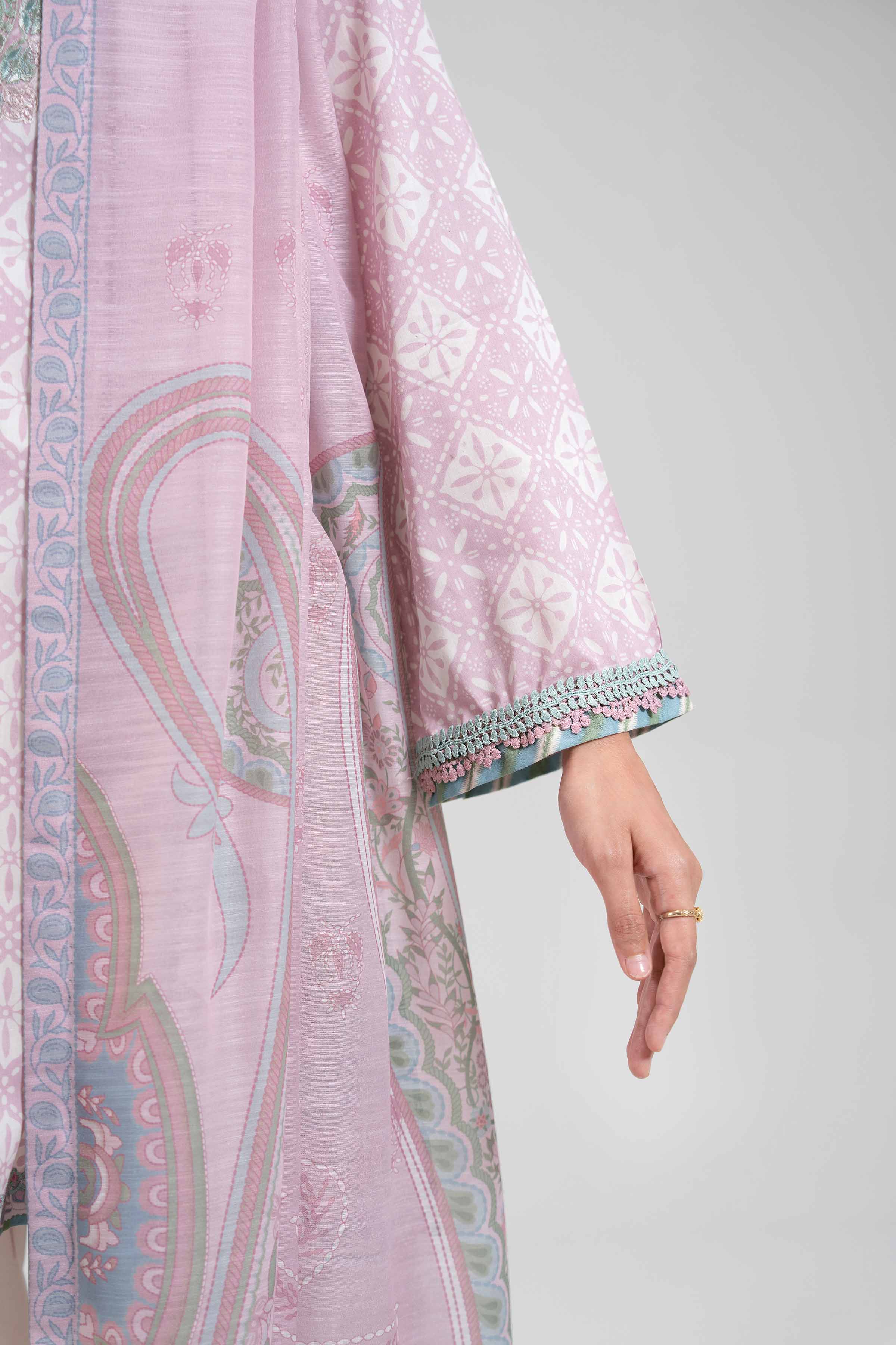 3 Piece - Digital Printed Embroidered Suit - 42601362 - Image 6