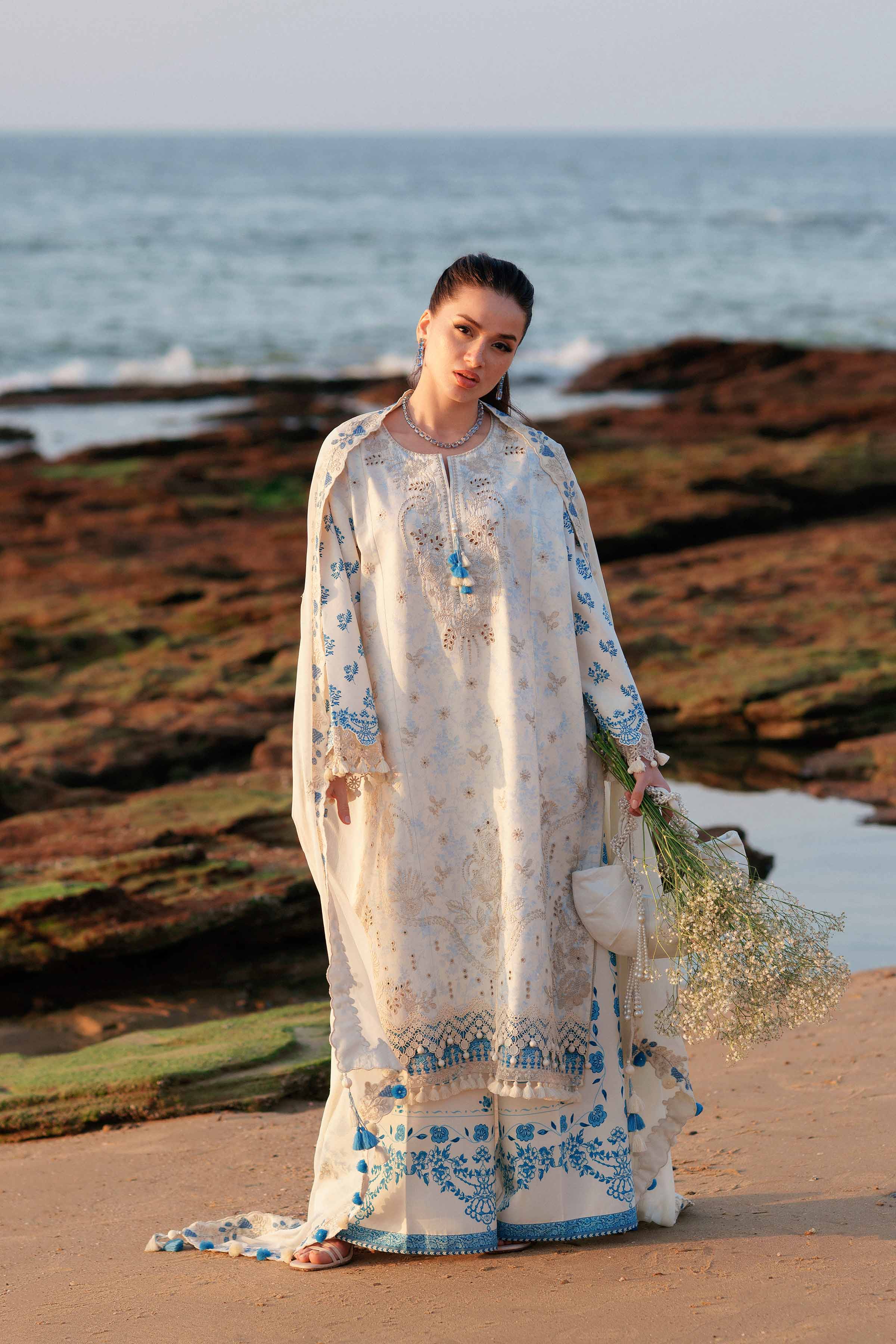 3 Piece - Digital Printed Embroidered Suit - 42601385 - Image 3