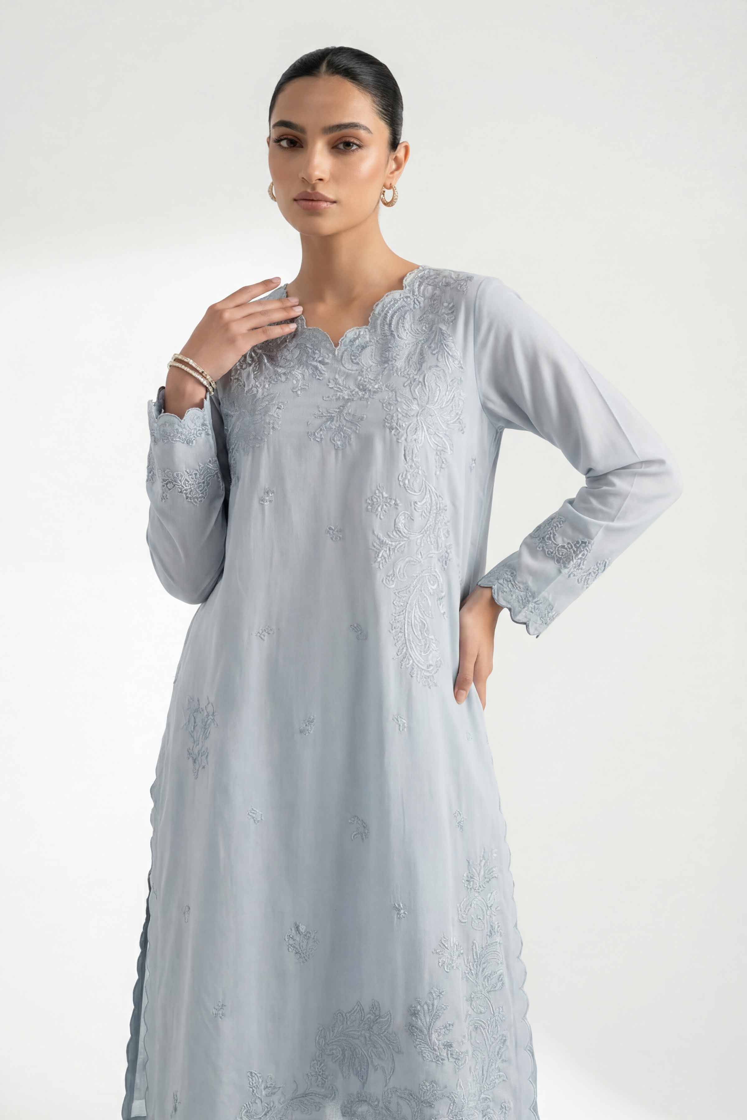 2 Piece - Digital Printed Embroidered Suit - 42601419 - Image 4