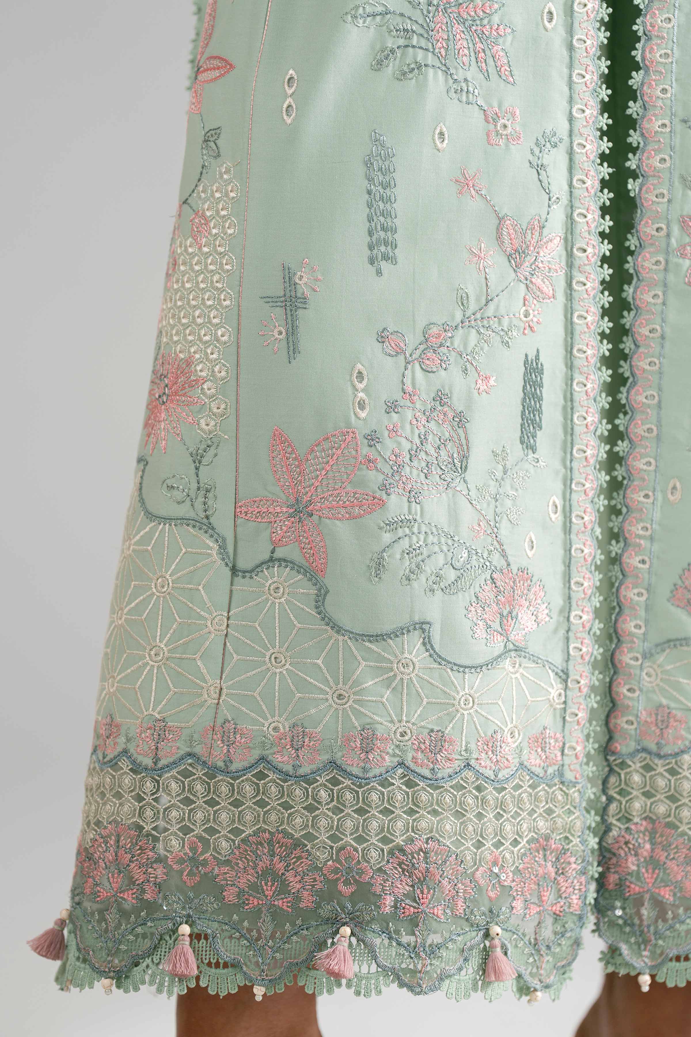 3 Piece - Digital Printed Embroidered Suit - 42601699 - Image 5
