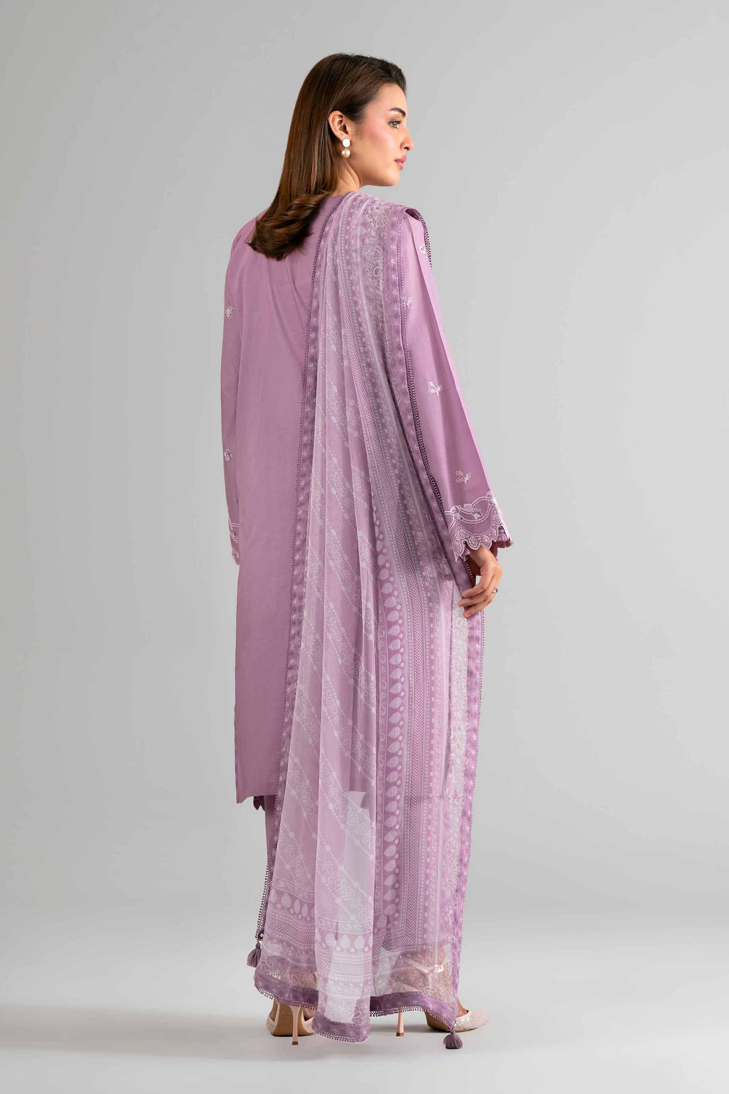 3 Piece - Digital Printed Embroidered Suit - 42601702 - Image 3