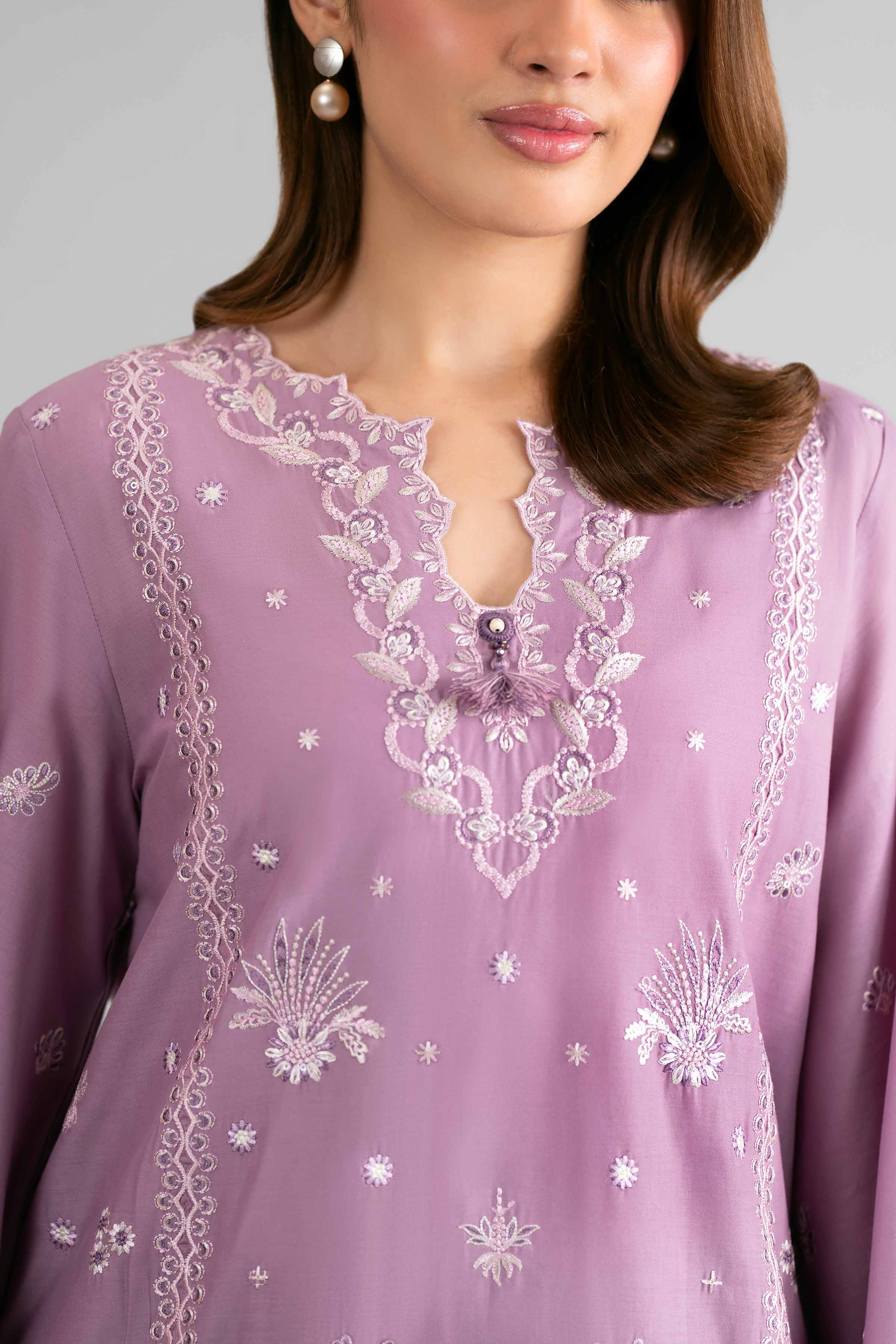 3 Piece - Digital Printed Embroidered Suit - 42601702 - Image 4