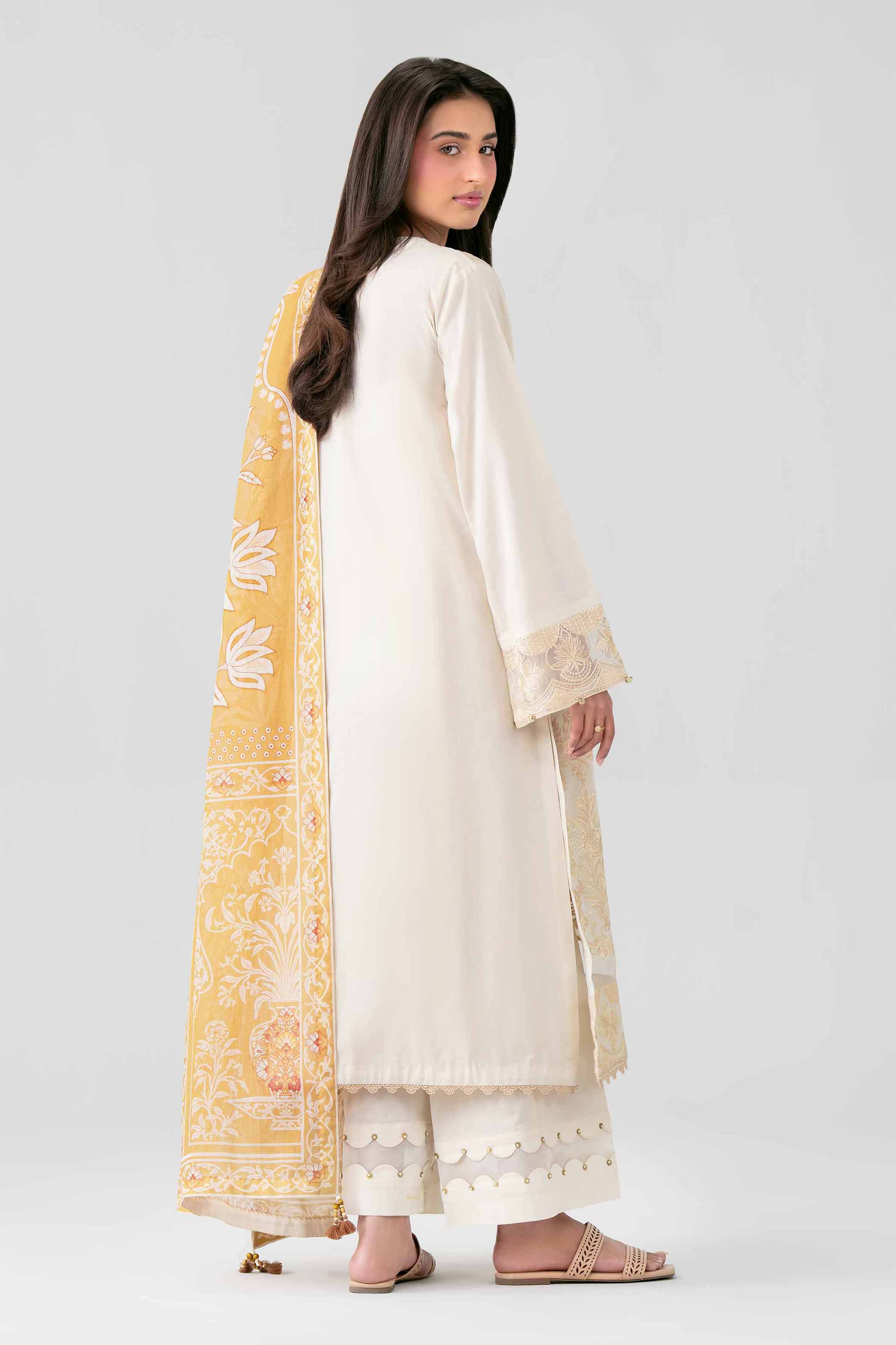 3 Piece - Digital Printed Embroidered Suit - 42601706 - Image 3