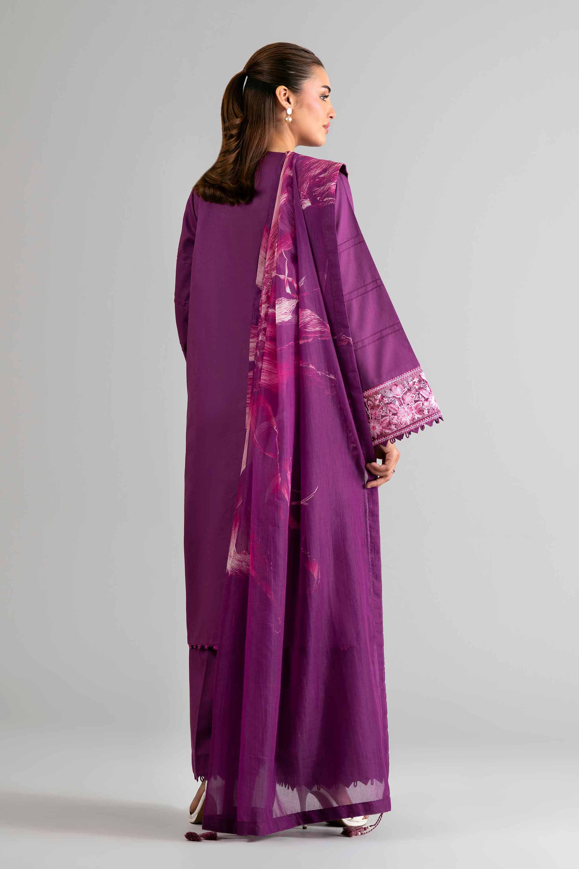 3 Piece - Digital Printed Embroidered Suit - 42601707 - Image 3