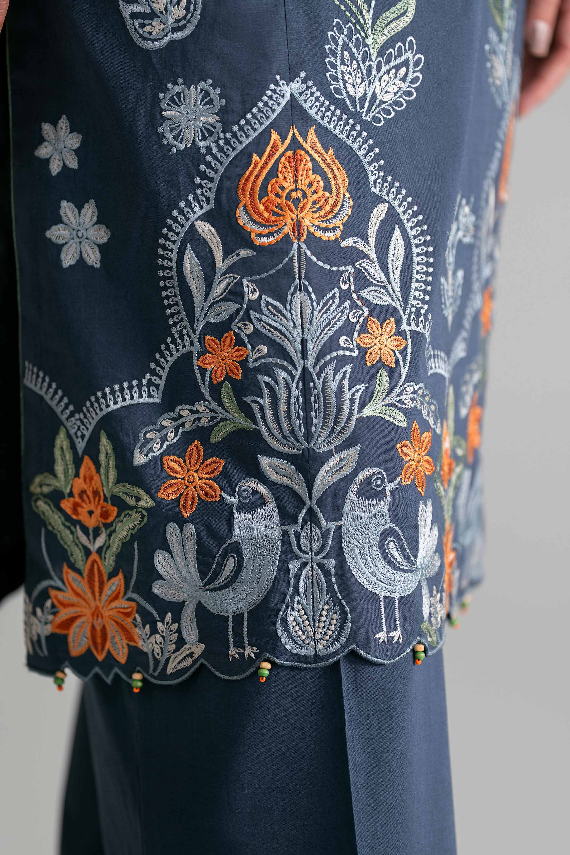 3 Piece - Digital Printed Embroidered Suit - 42601710 - Image 5