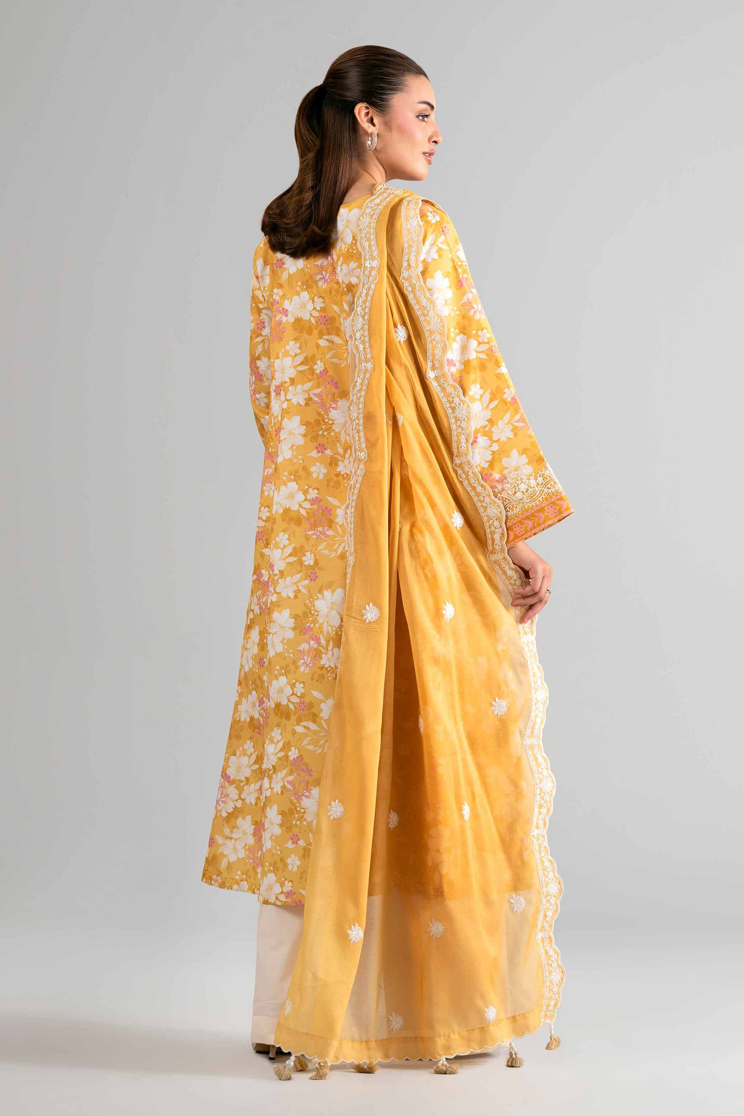 3 Piece - Printed Embroidered Suit - 42601726 - Image 3