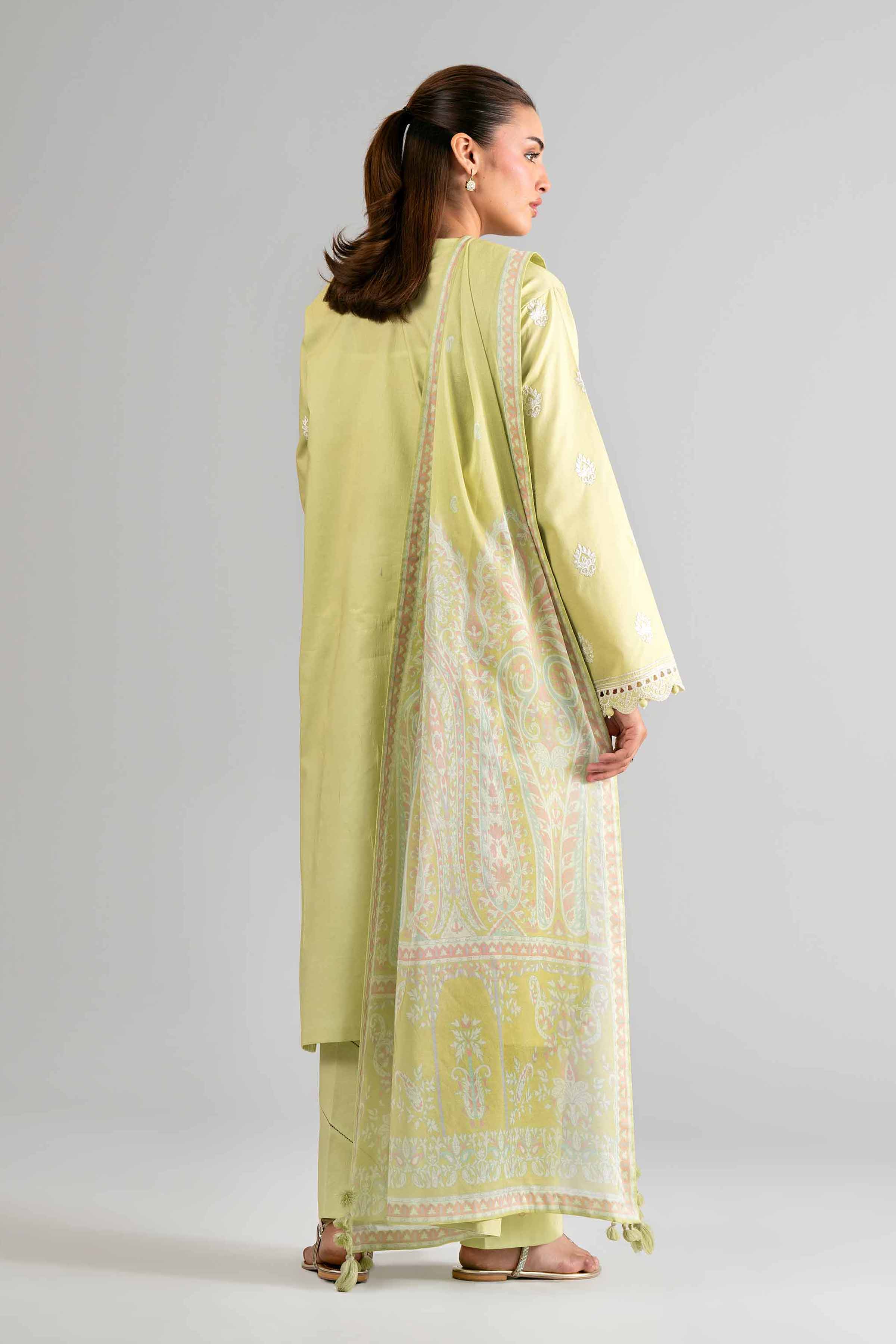 3 Piece - Digital Printed Embroidered Suit - 42601729 - Image 3