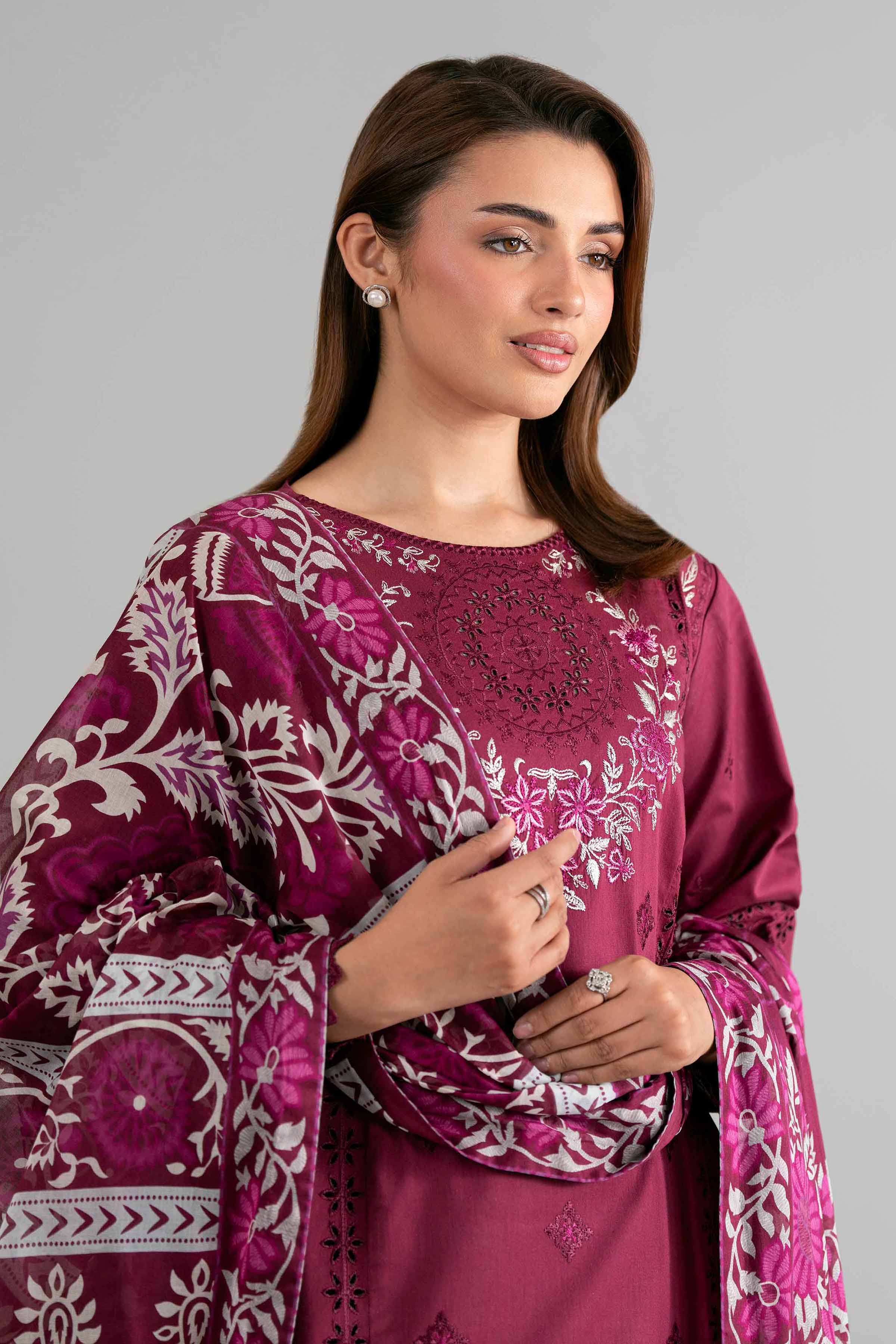 3 Piece - Digital Printed Embroidered Suit - 42601733 - Image 2