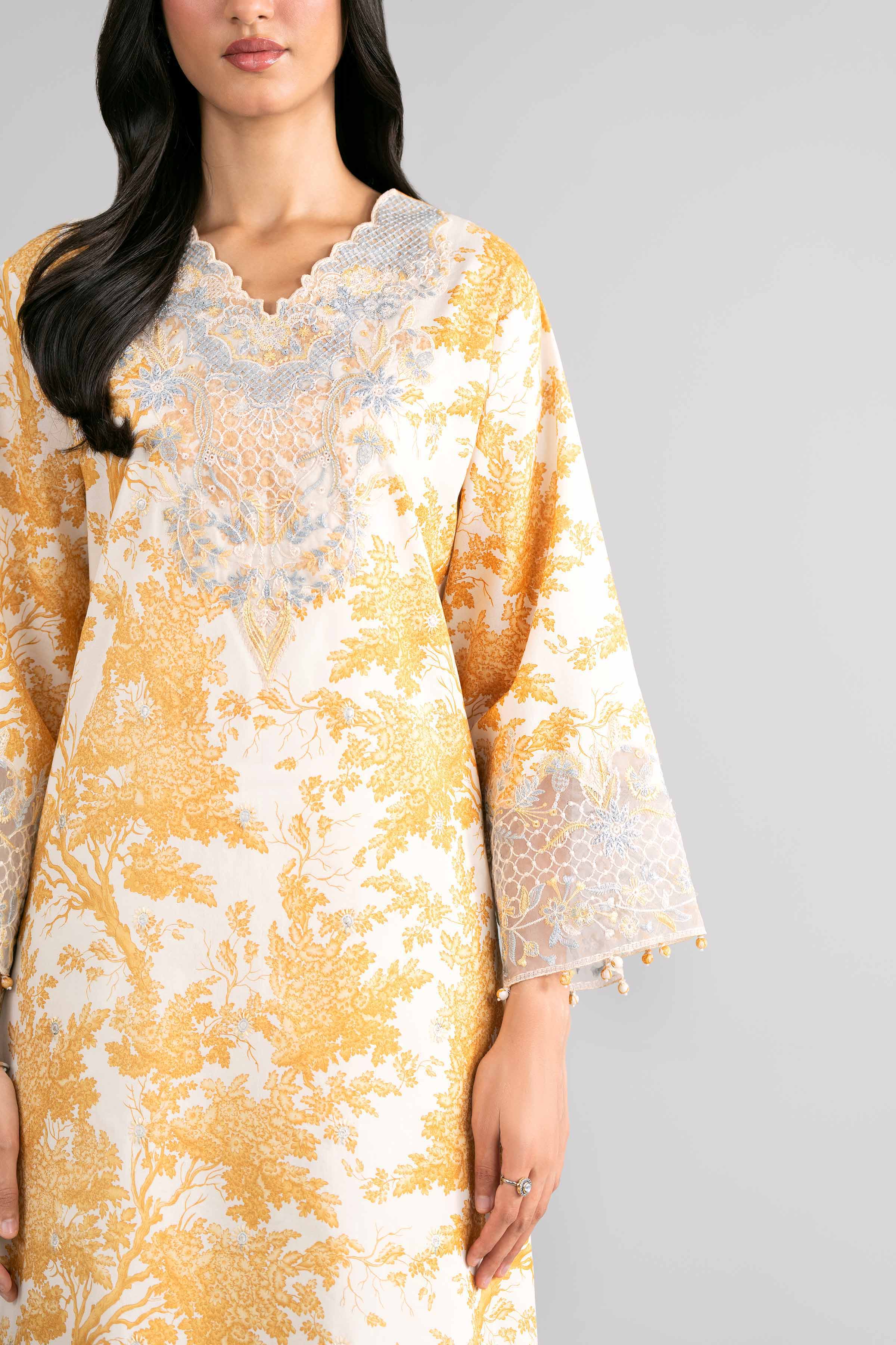 3 Piece - Digital Printed Embroidered Suit - 42601740 - Image 4