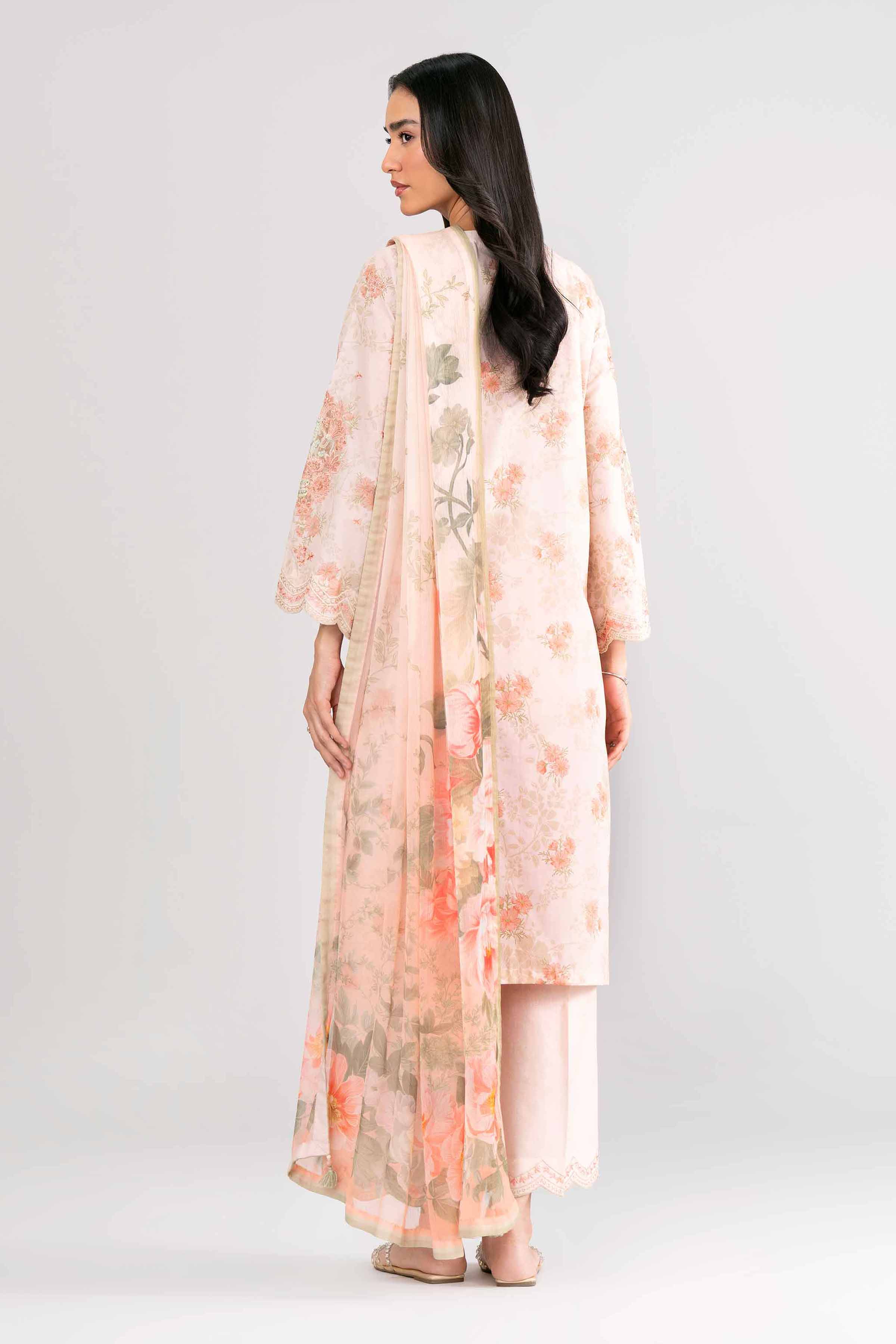 3 Piece - Digital Printed Embroidered Suit - 42601741 - Image 3