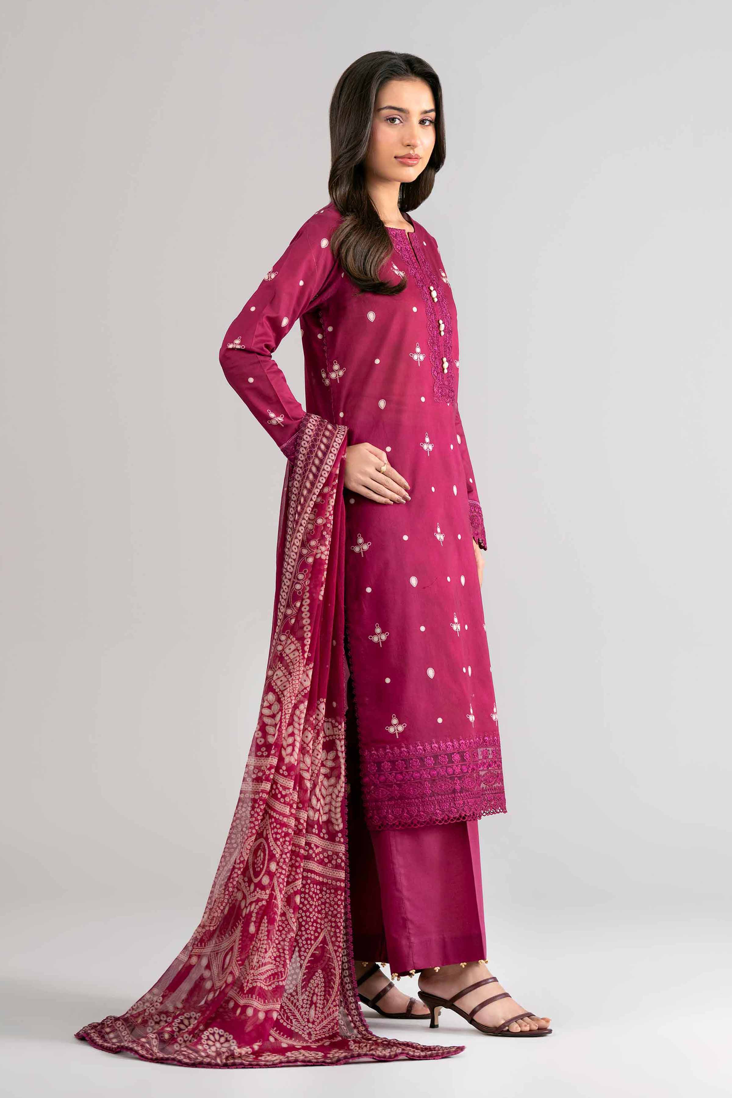 3 Piece - Digital Printed Embroidered Suit - 42601750 - Image 4
