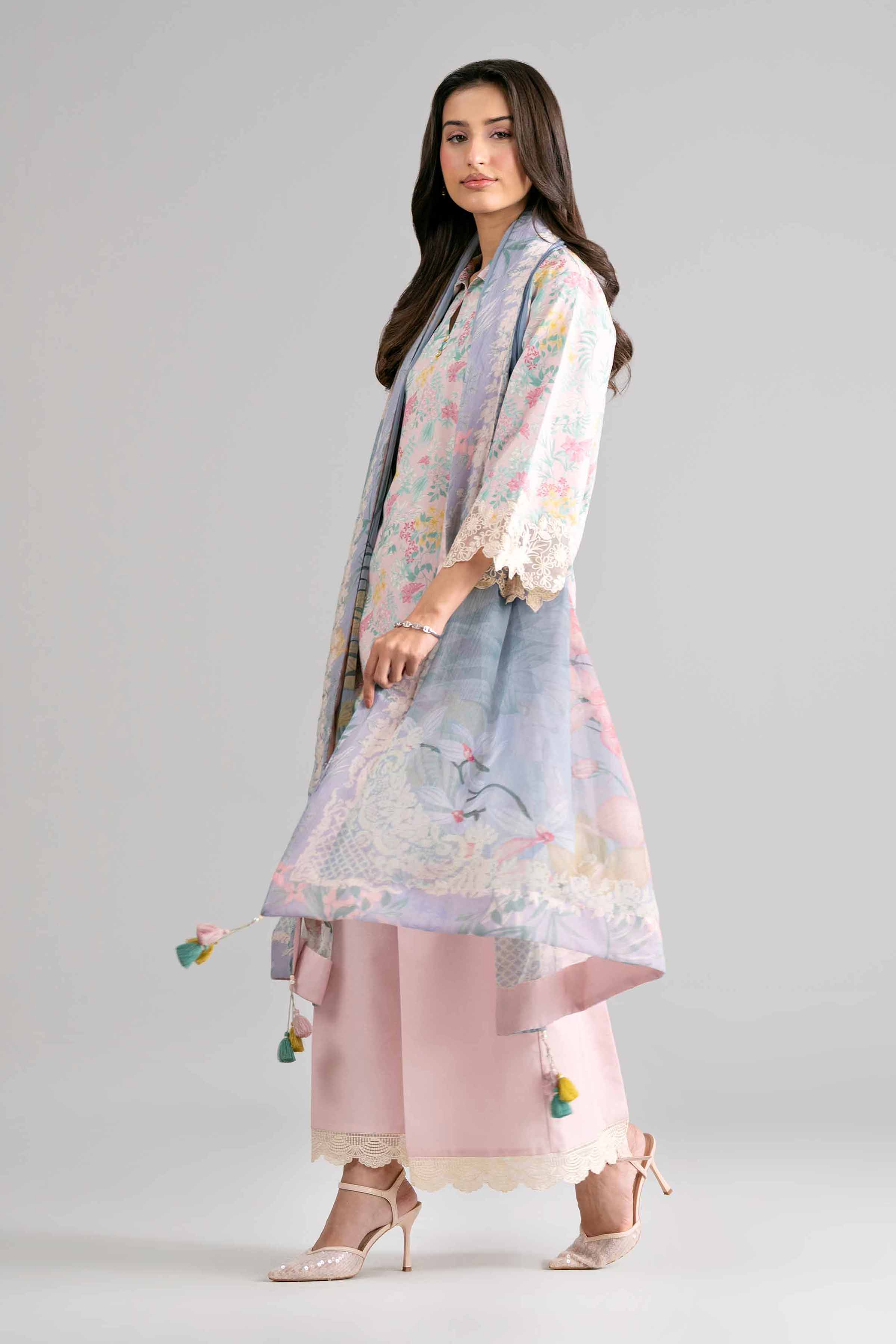 3 Piece - Digital Printed Embroidered Suit - 42601752 - Image 5