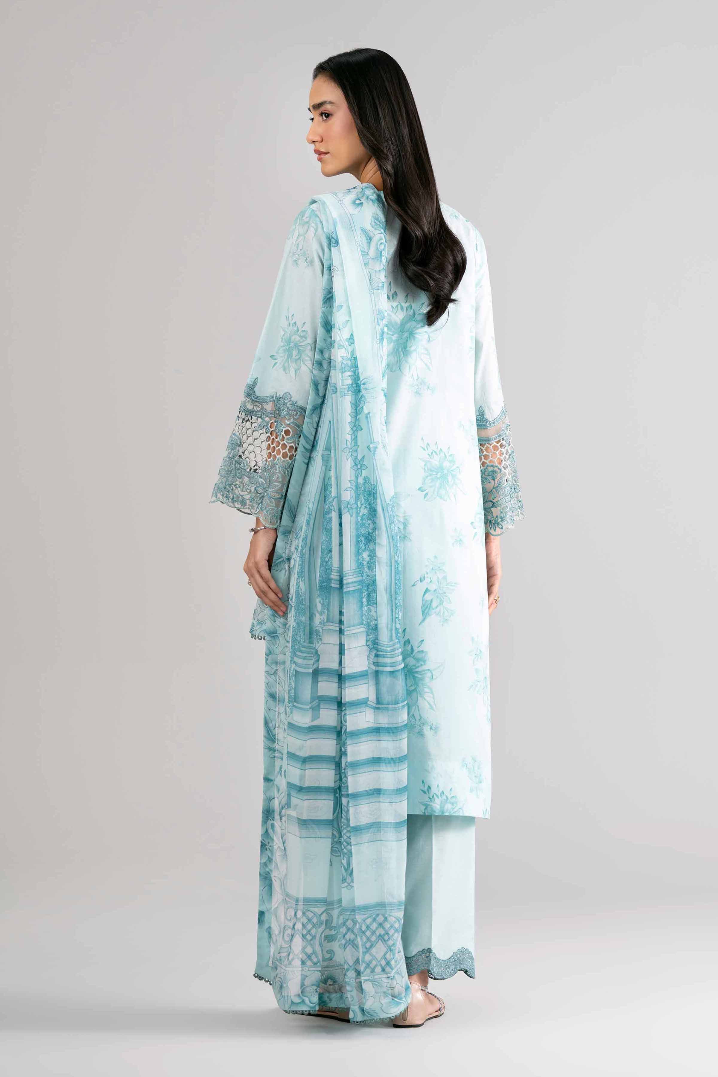 3 Piece - Digital Printed Embroidered Suit - 42601755 - Image 3
