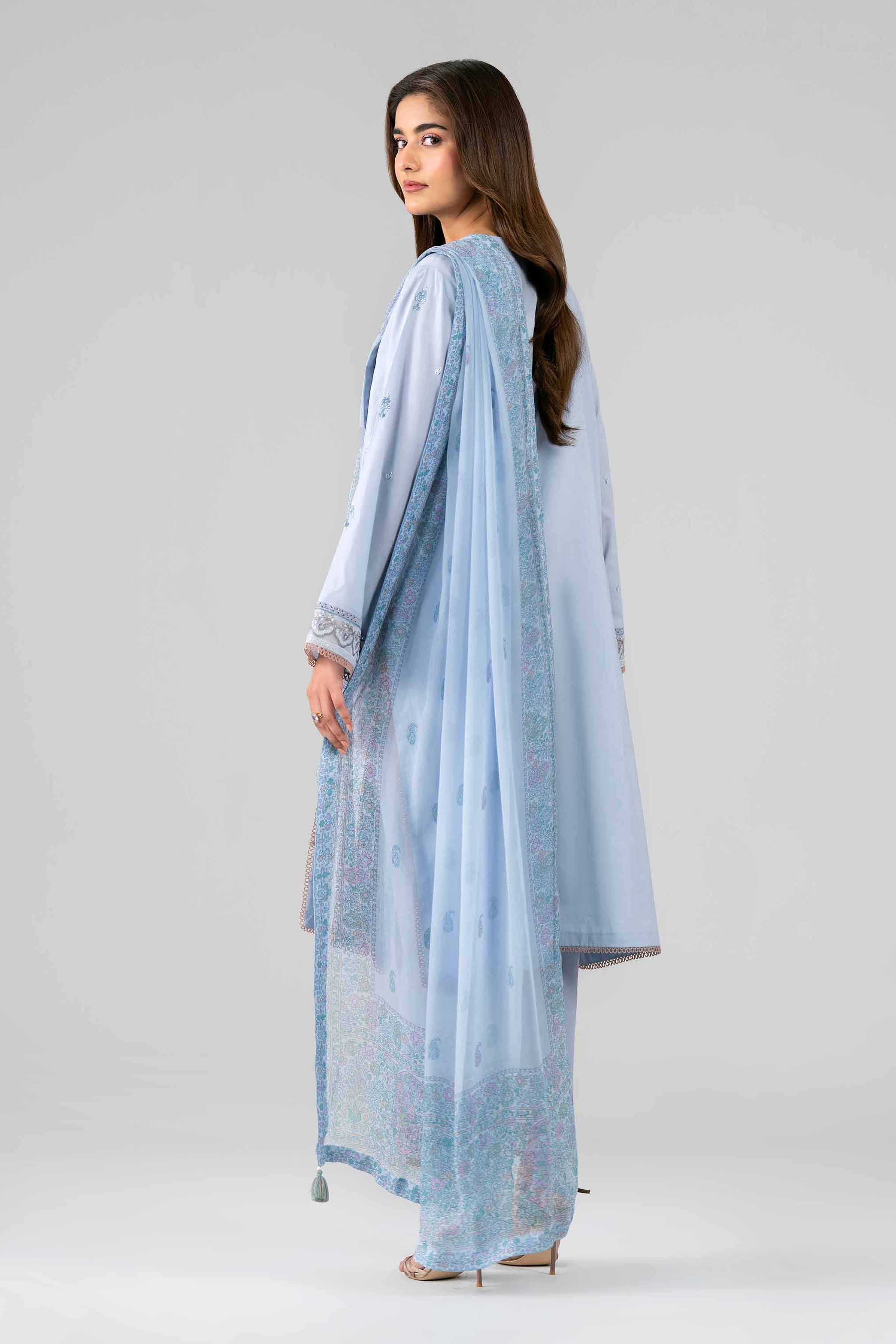 3 Piece - Digital Printed Embroidered Suit - 42601770 - Image 3