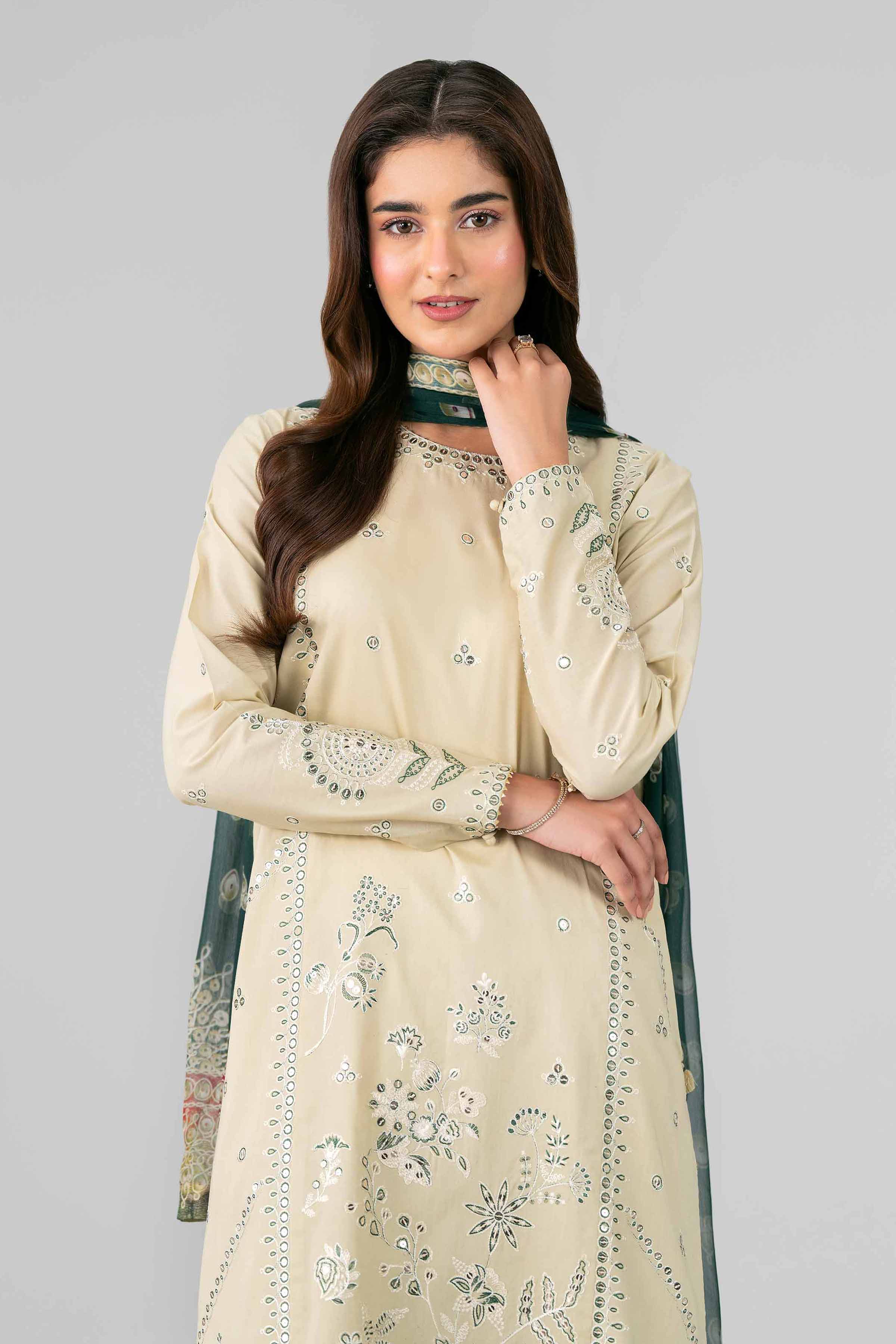 3 Piece - Digital Printed Embroidered Suit - 42601773 - Image 2