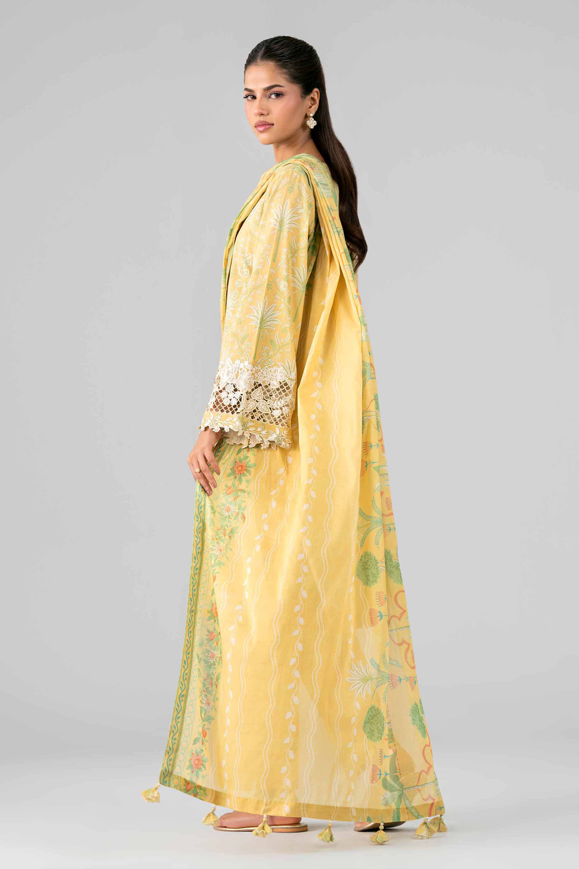 3 Piece - Printed Embroidered Suit - 42601782 - Image 3