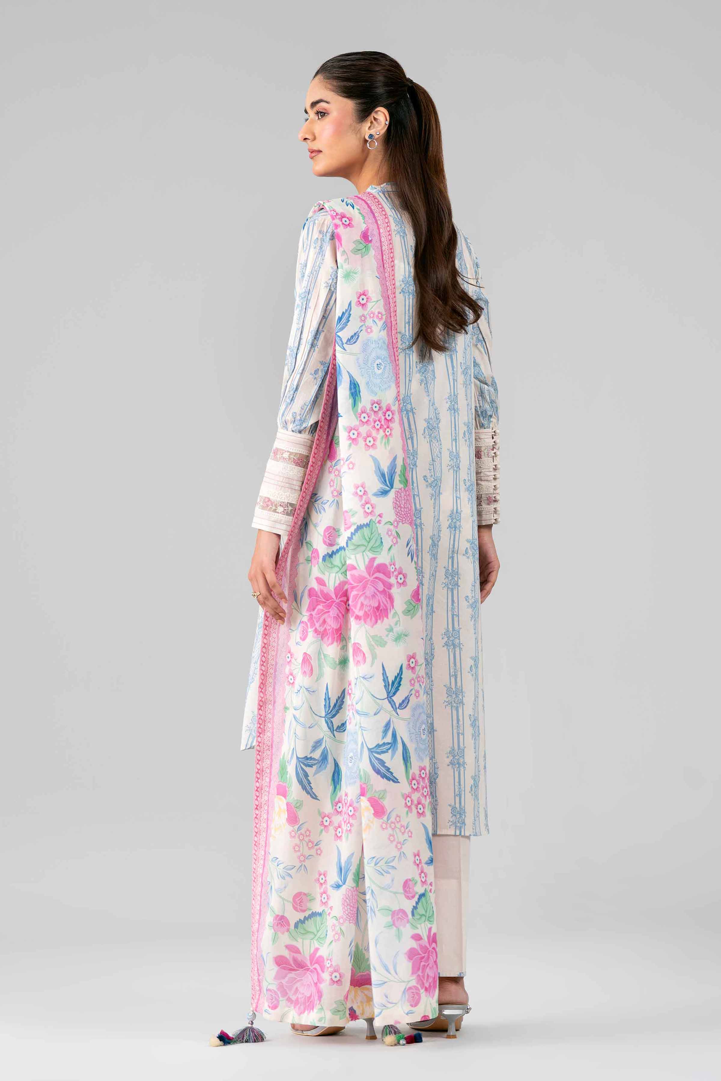 3 Piece - Printed Embroidered Suit - 42601783 - Image 3