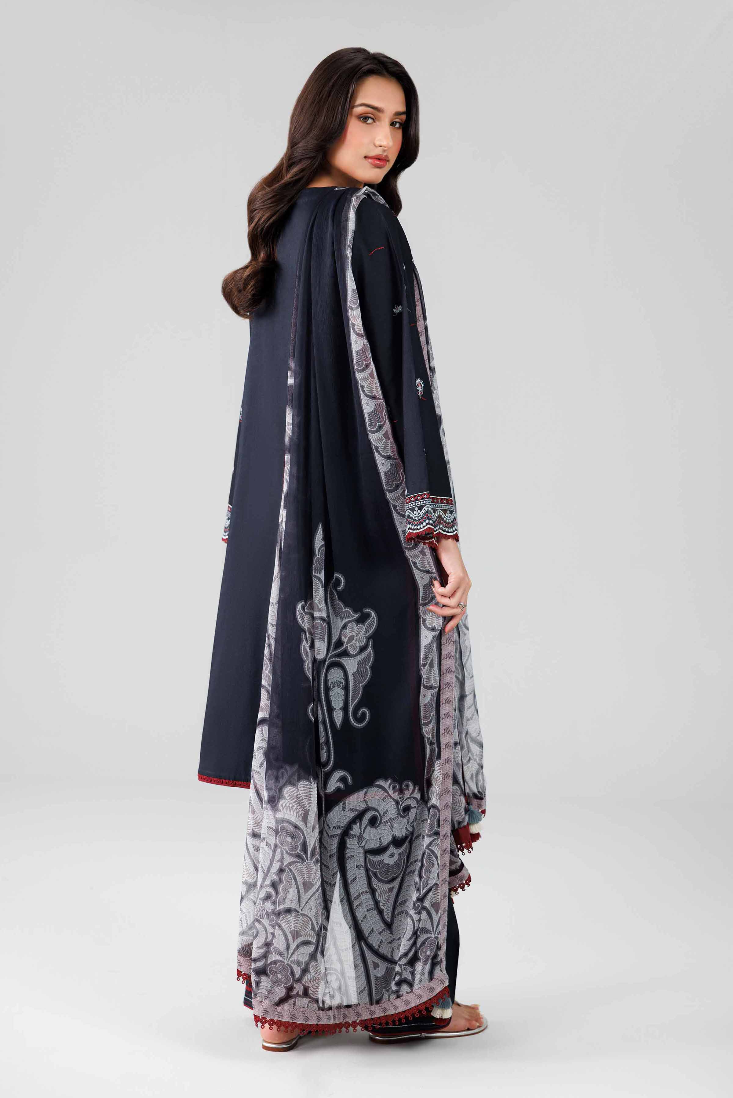 3 Piece - Digital Printed Embroidered Suit - 42601833 - Image 3