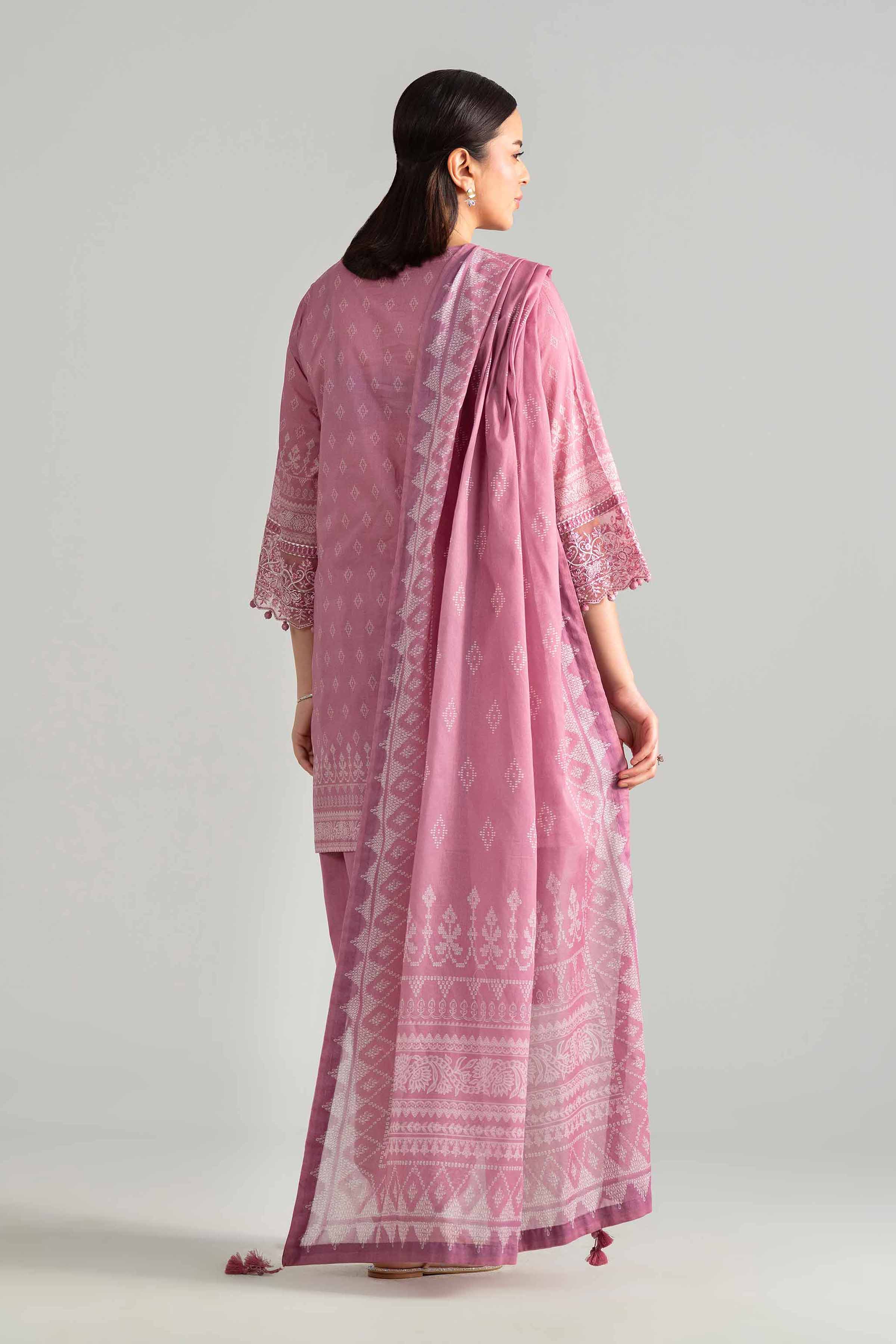 3 Piece - Digital Printed Embroidered Suit - 42601843 - Image 3
