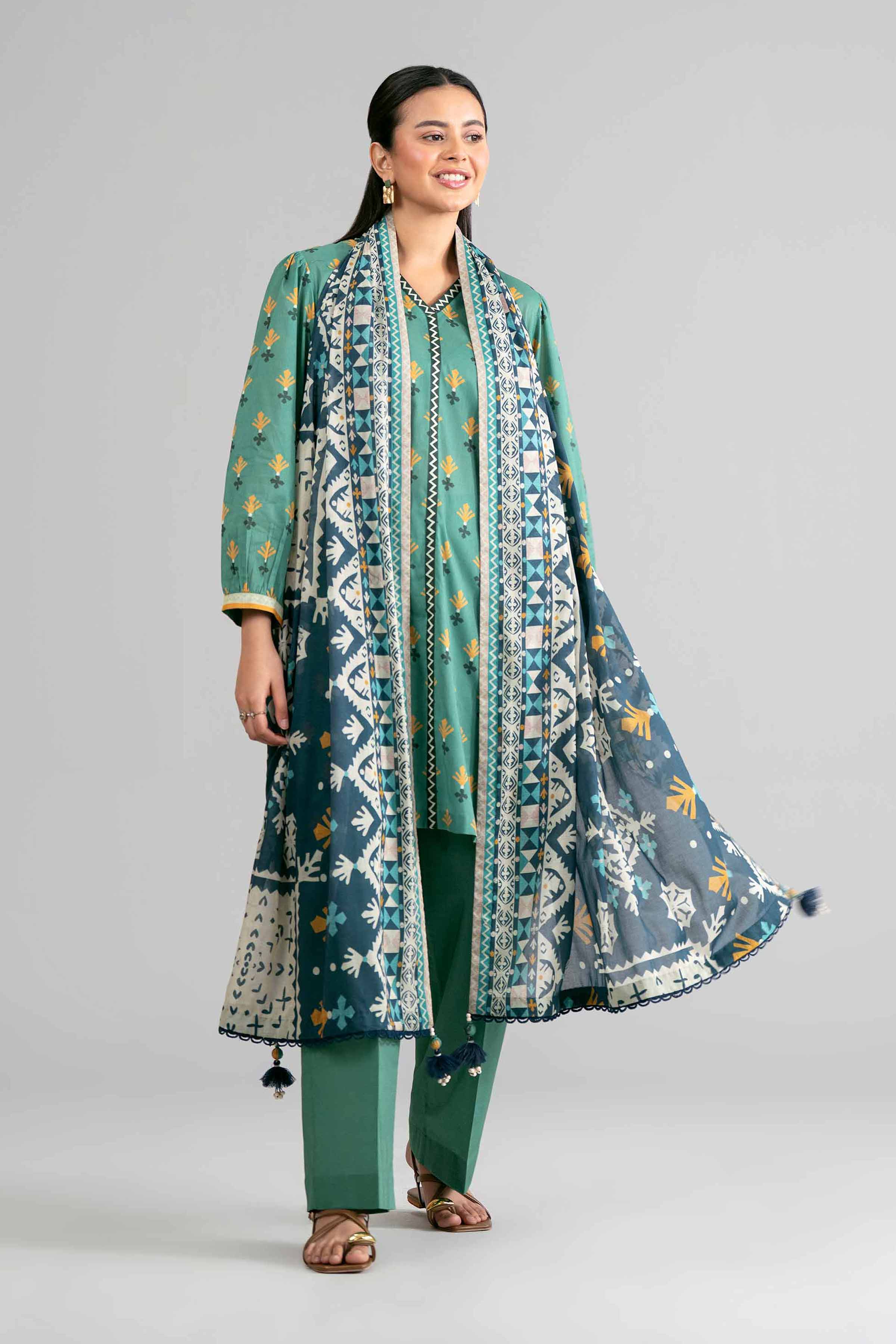 3 Piece - Printed Suit - 42601868 - Image 4
