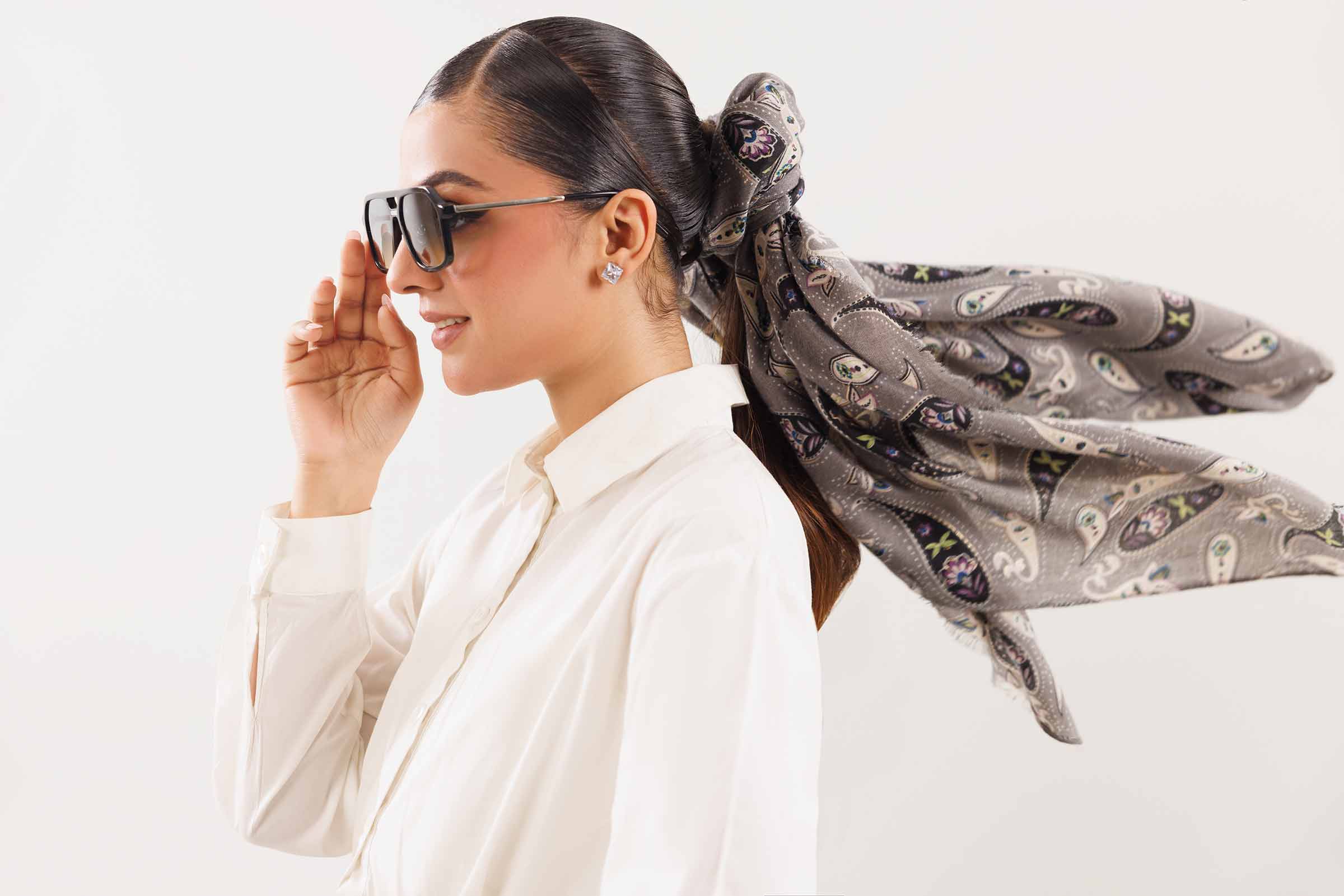 Grey Women Scarf - 442752111 - Image 5
