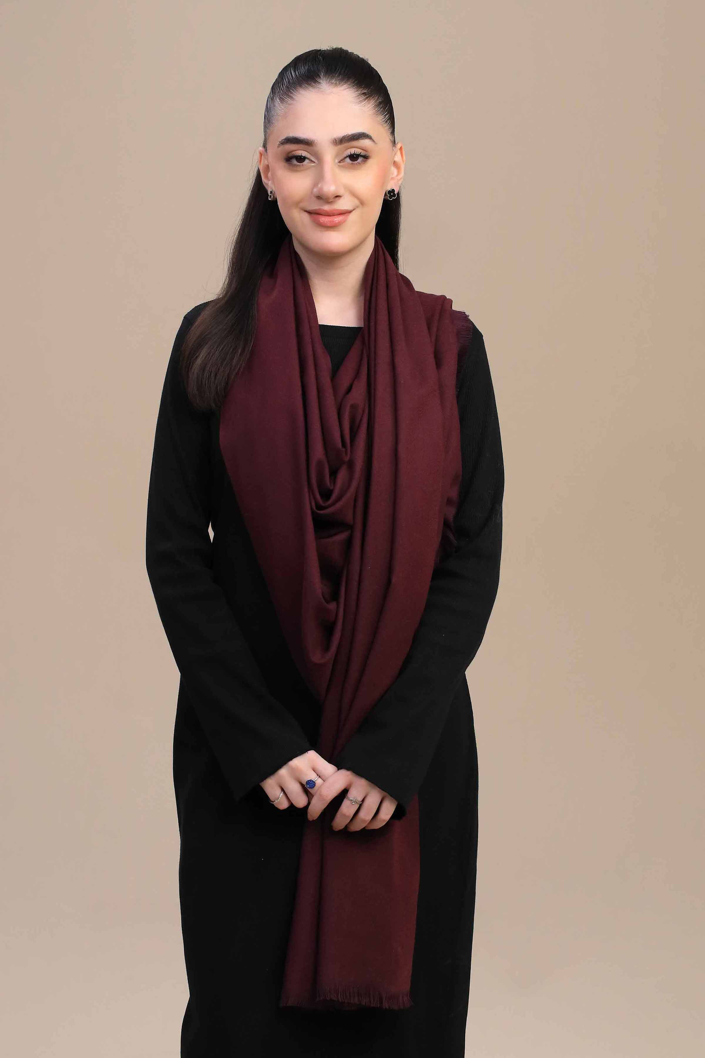Maroon Women Shawl-446122122