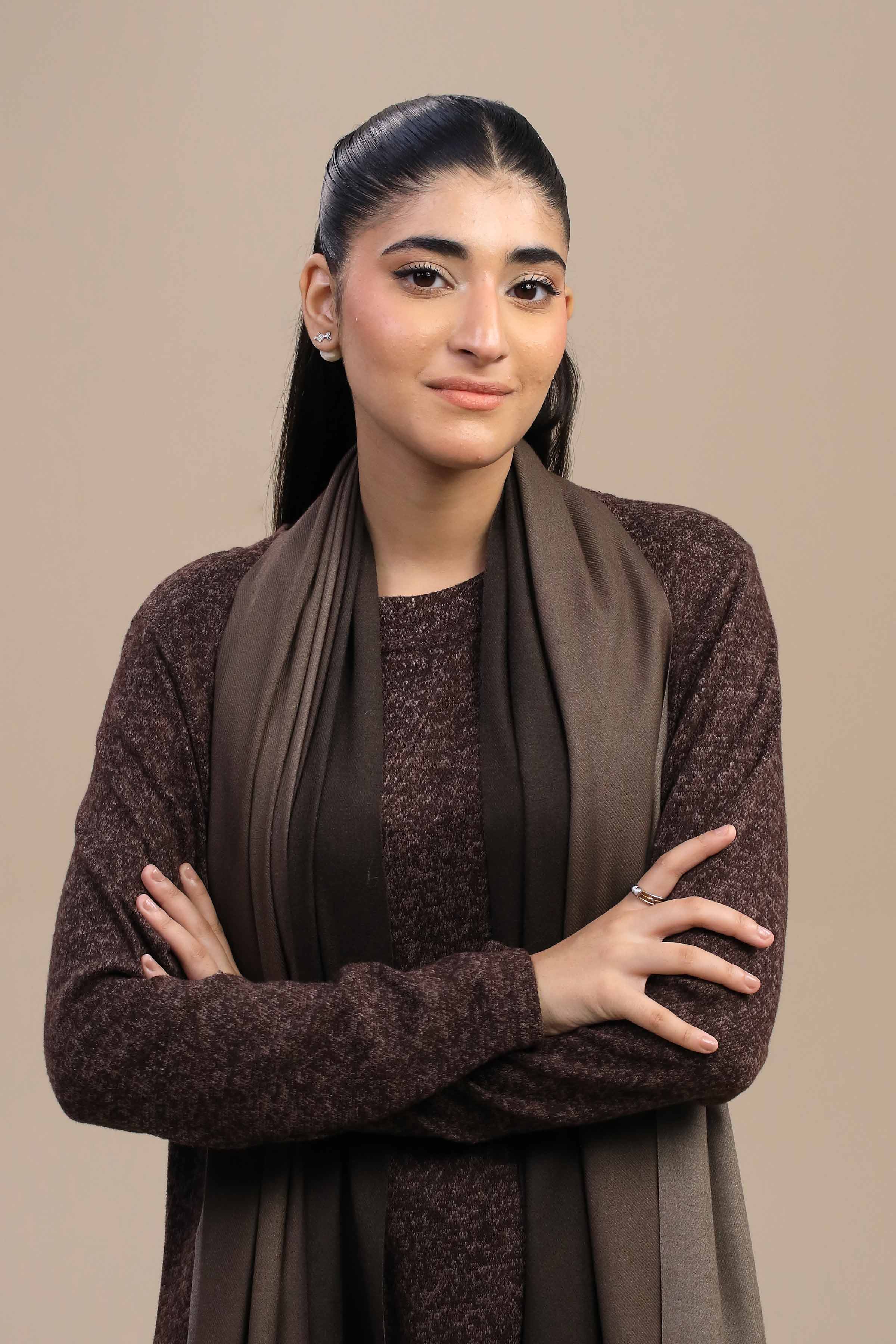 Coffee Women Shawl-446142117 - Image 4