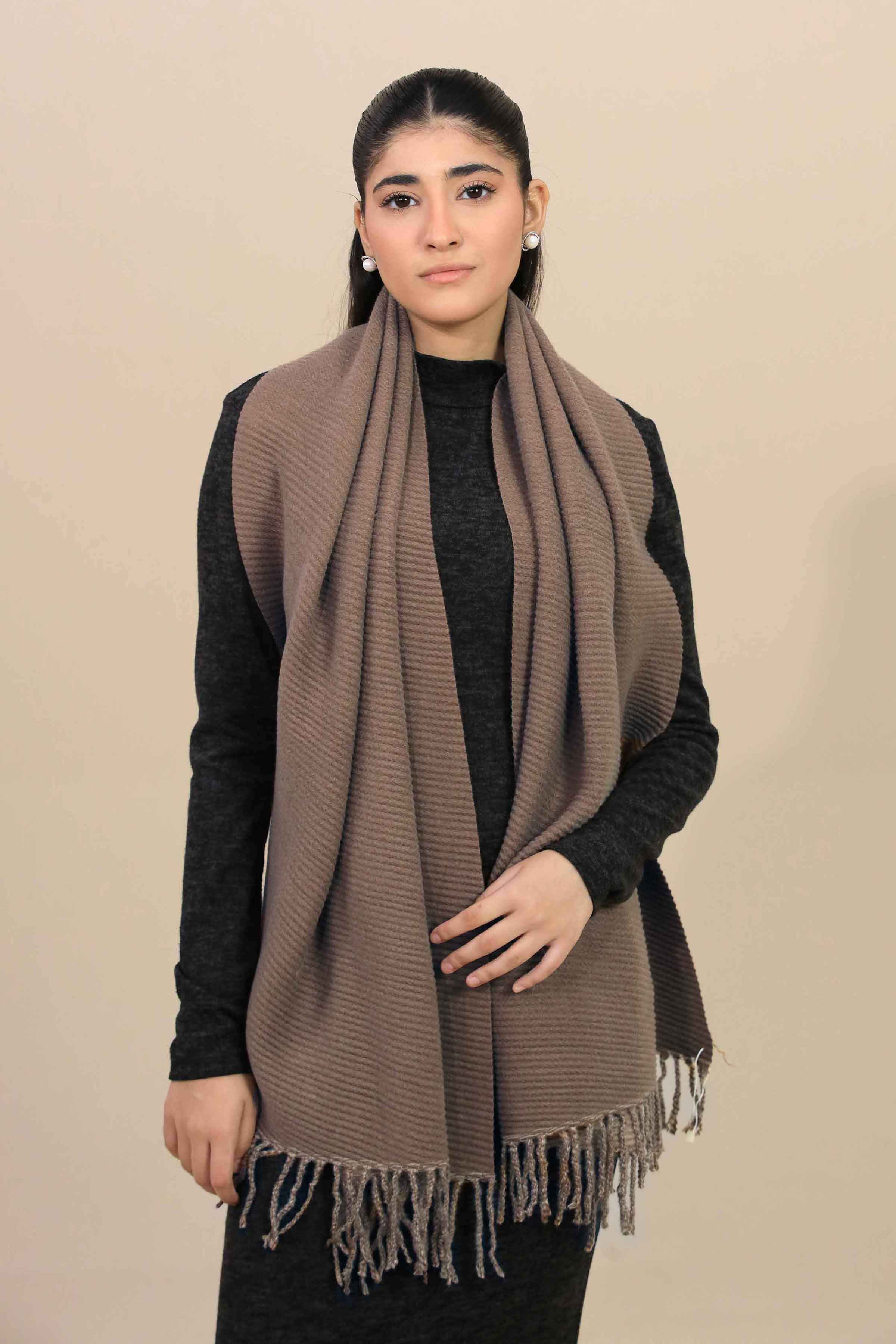 Coffee Women Shawl-446042117 - Image 4
