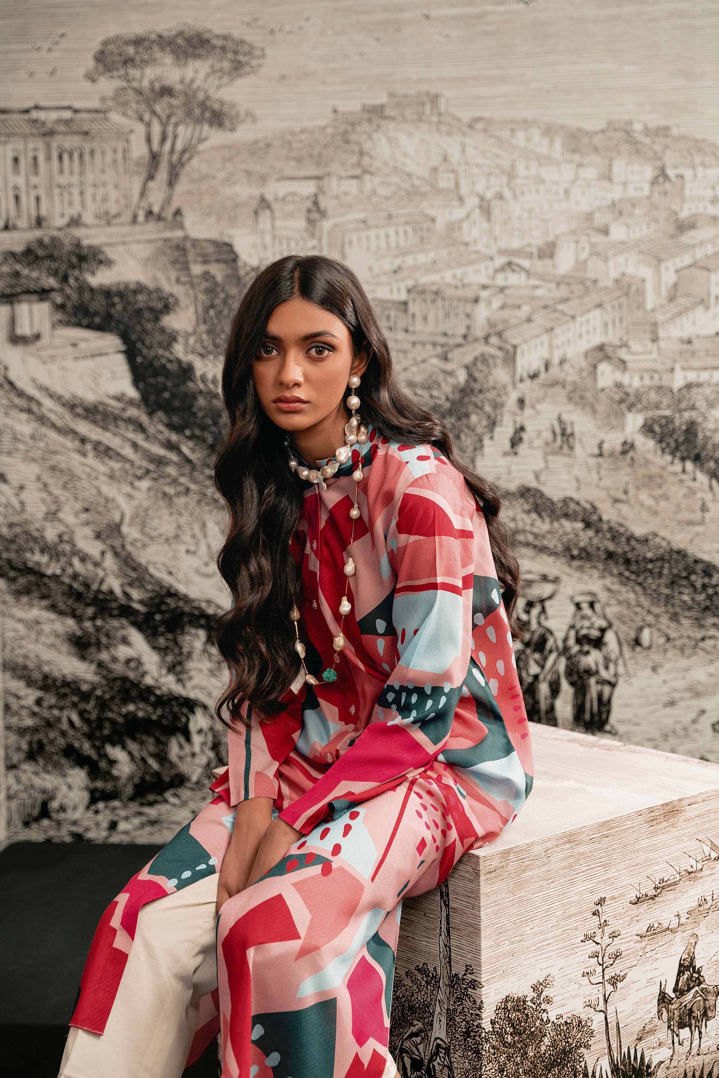 Printed Dress - AS23-75 - Image 4