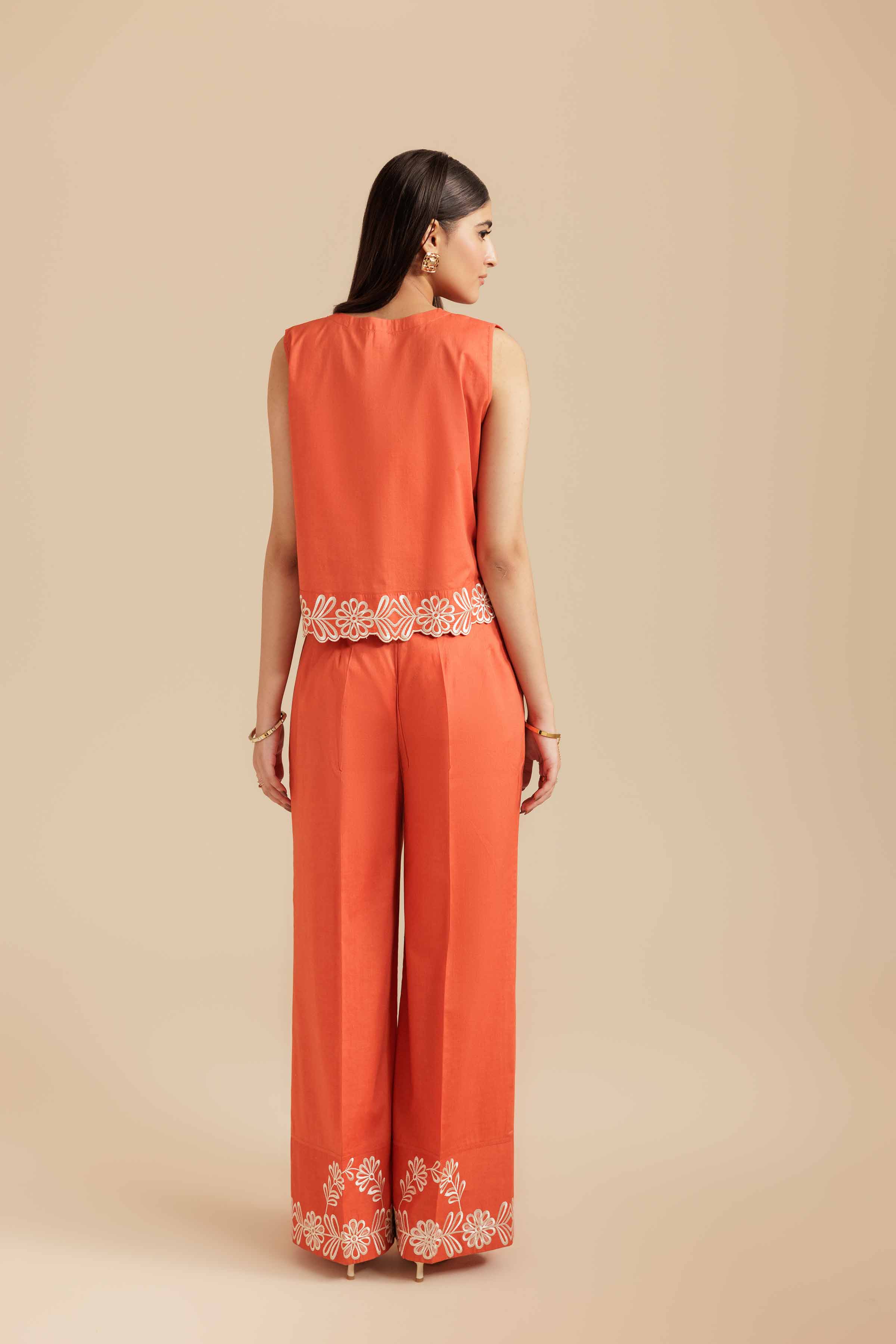 2 Piece - Embroidered Suit - AS25-117 - Image 3