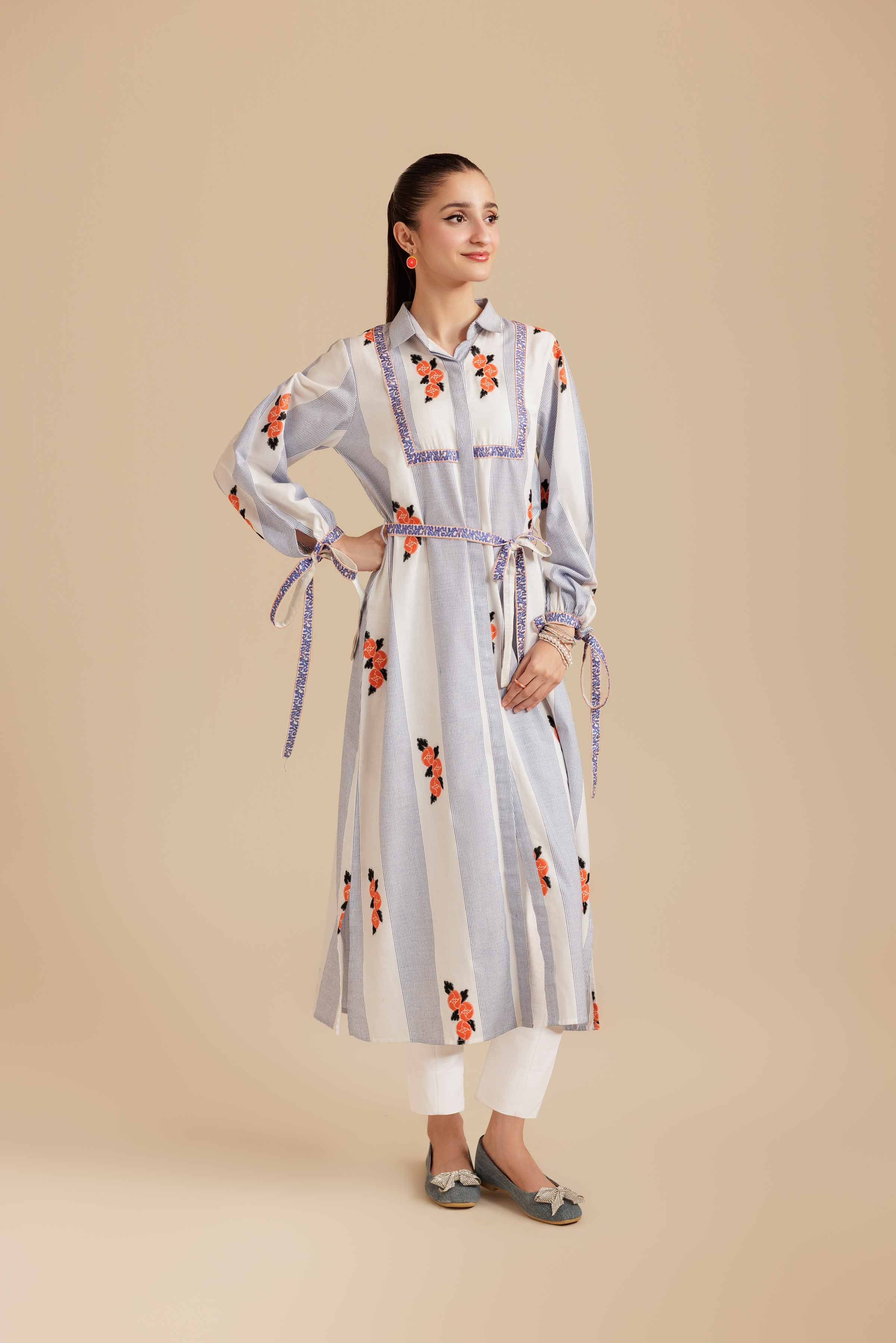 Embroidered Dress - AS25-122 - Image 4
