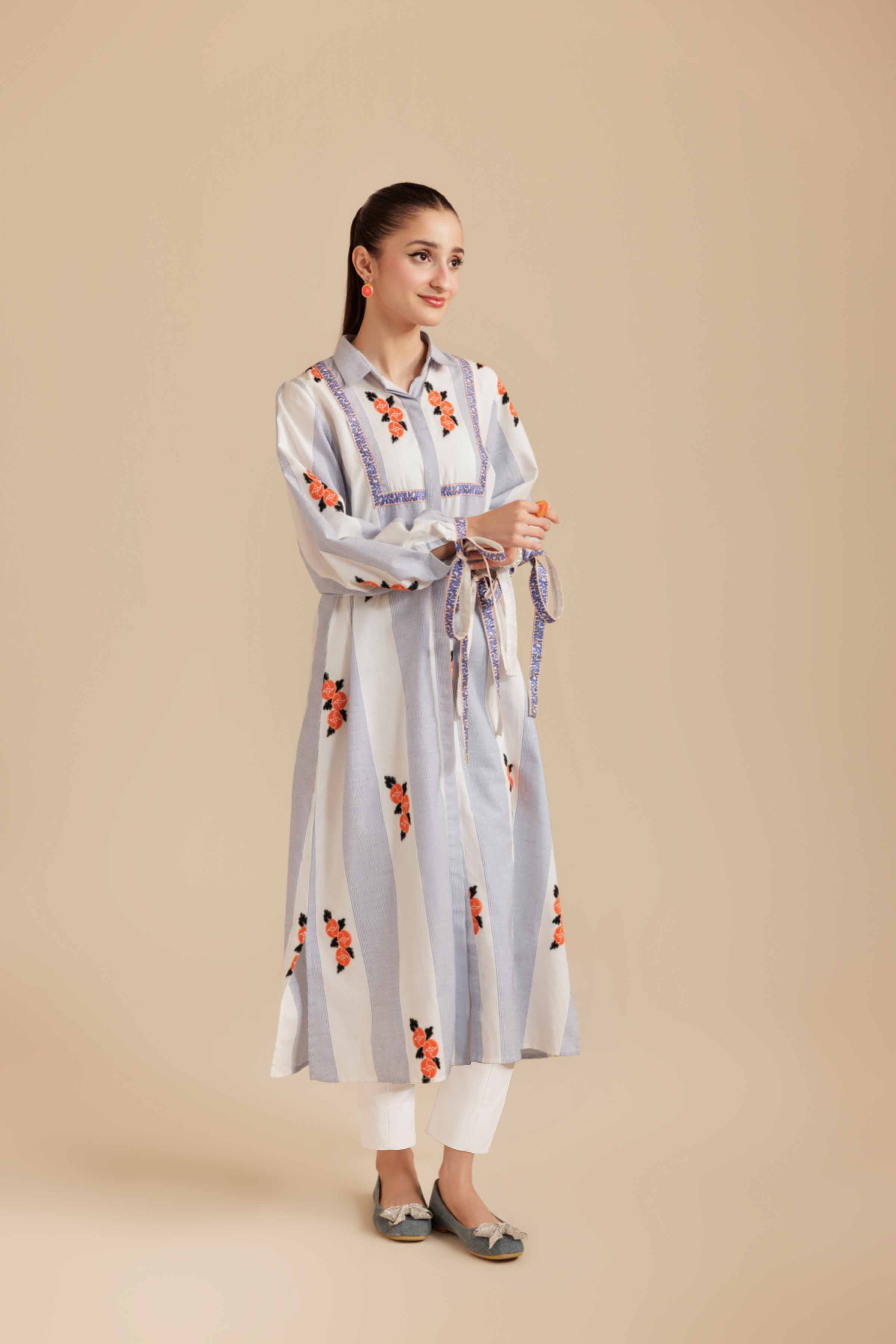 Embroidered Dress - AS25-122 - Image 5
