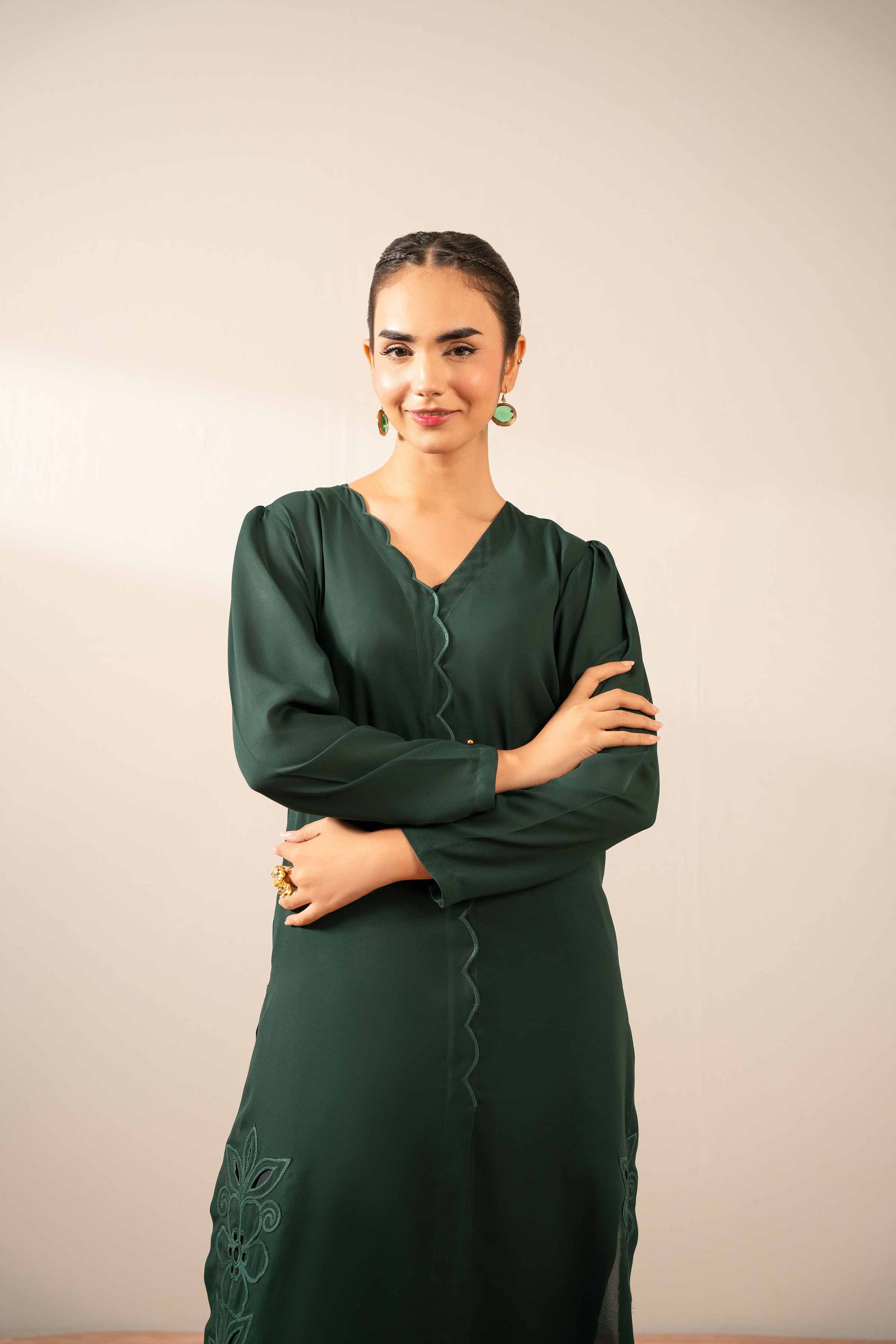 2 Piece - Embroidered Suit - AS25-125 - Image 6