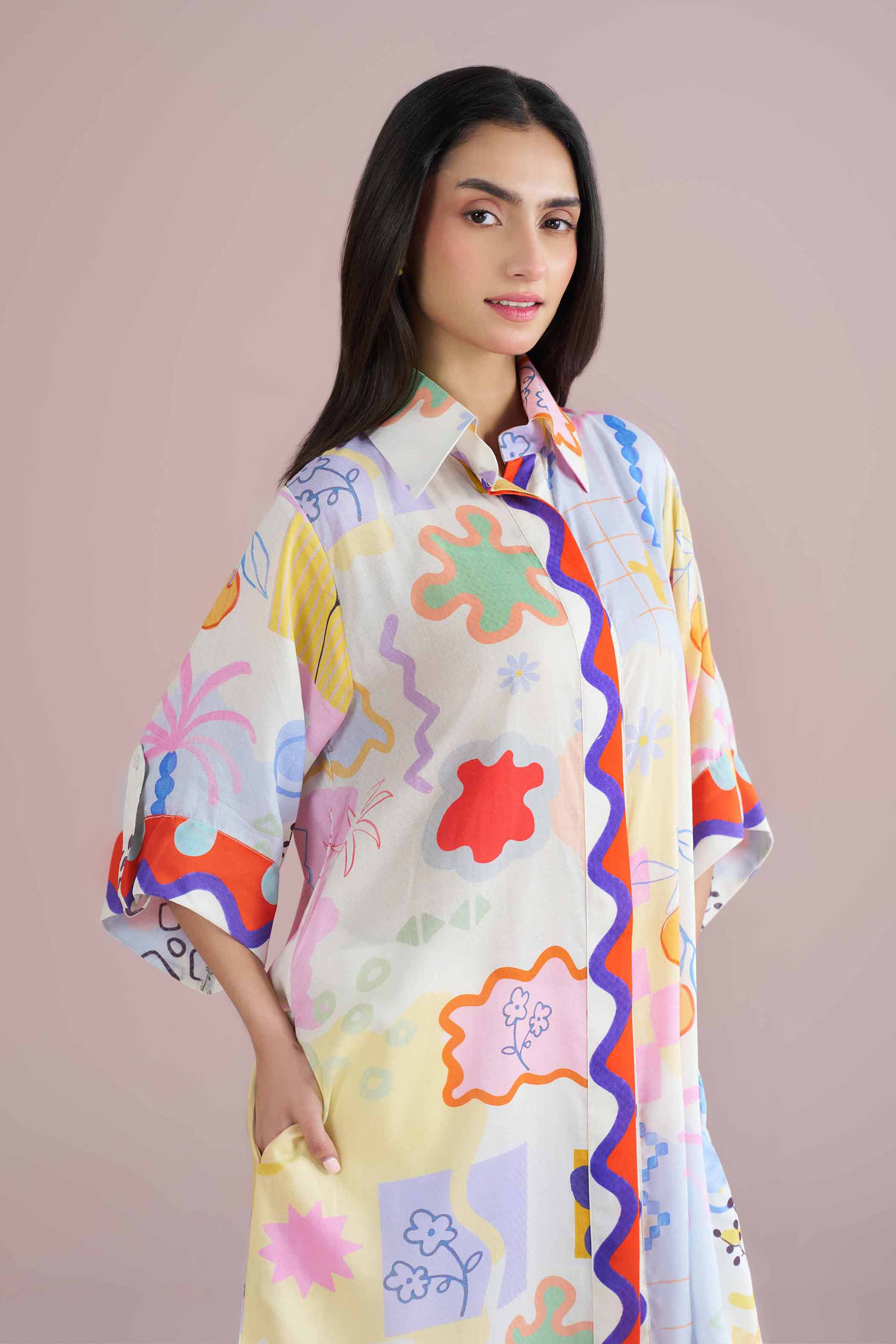 Printed Dress - AS26-37 - Image 2